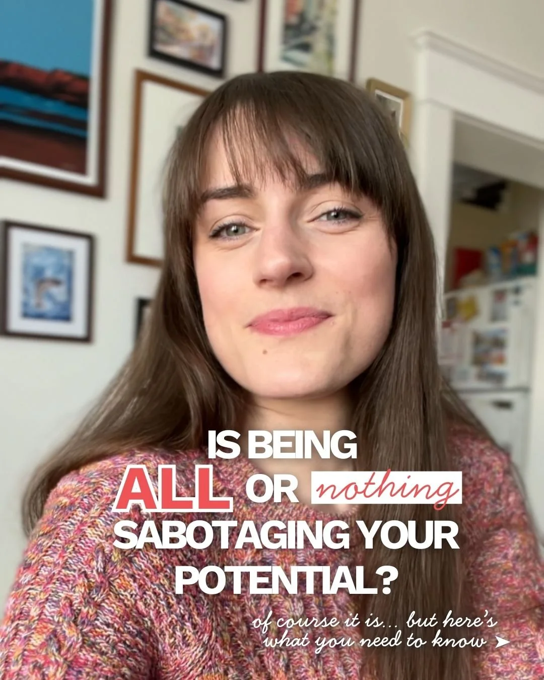 Perfectionists protect your "potential" at ALL costs... and then go and sabotage it yourself anyways... 

Us perfectionists can really be hypocrites 🙈

Always having to change the "rules" of perfectionism is exhausting... and tha