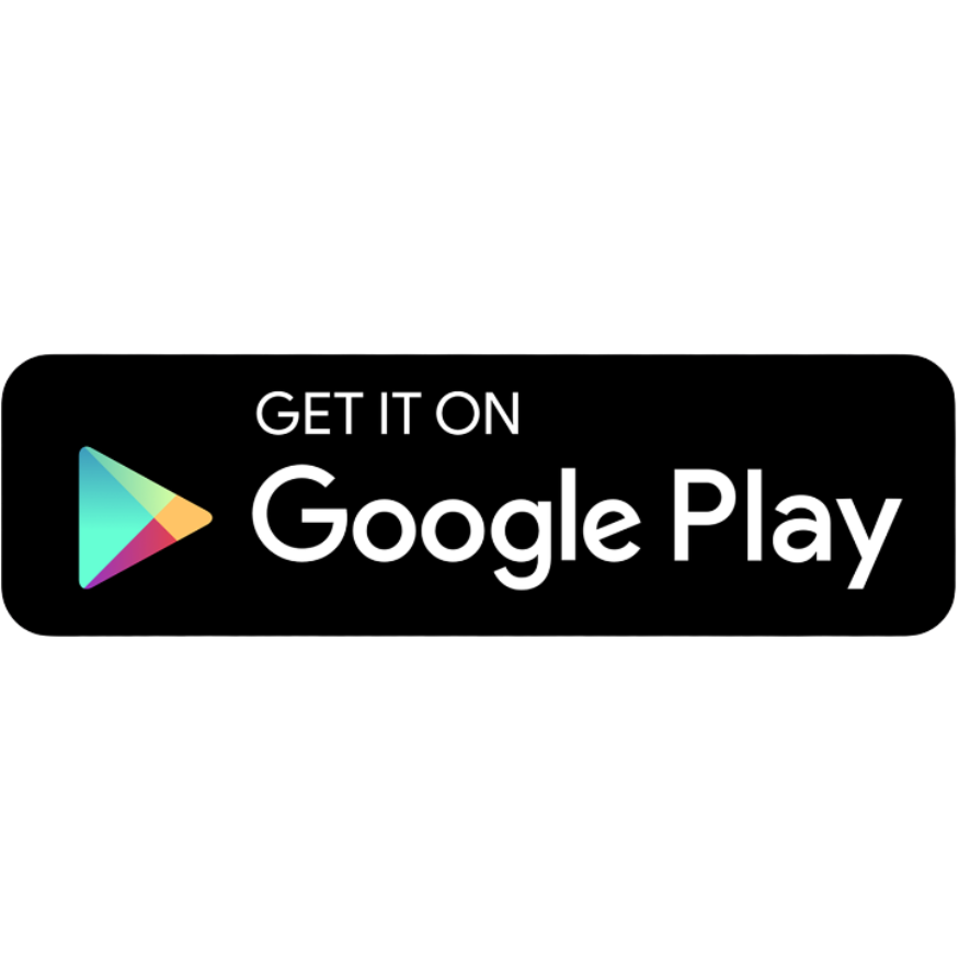 Google Play store badge with the text "Get it on Google Play" and the Google Play logo.