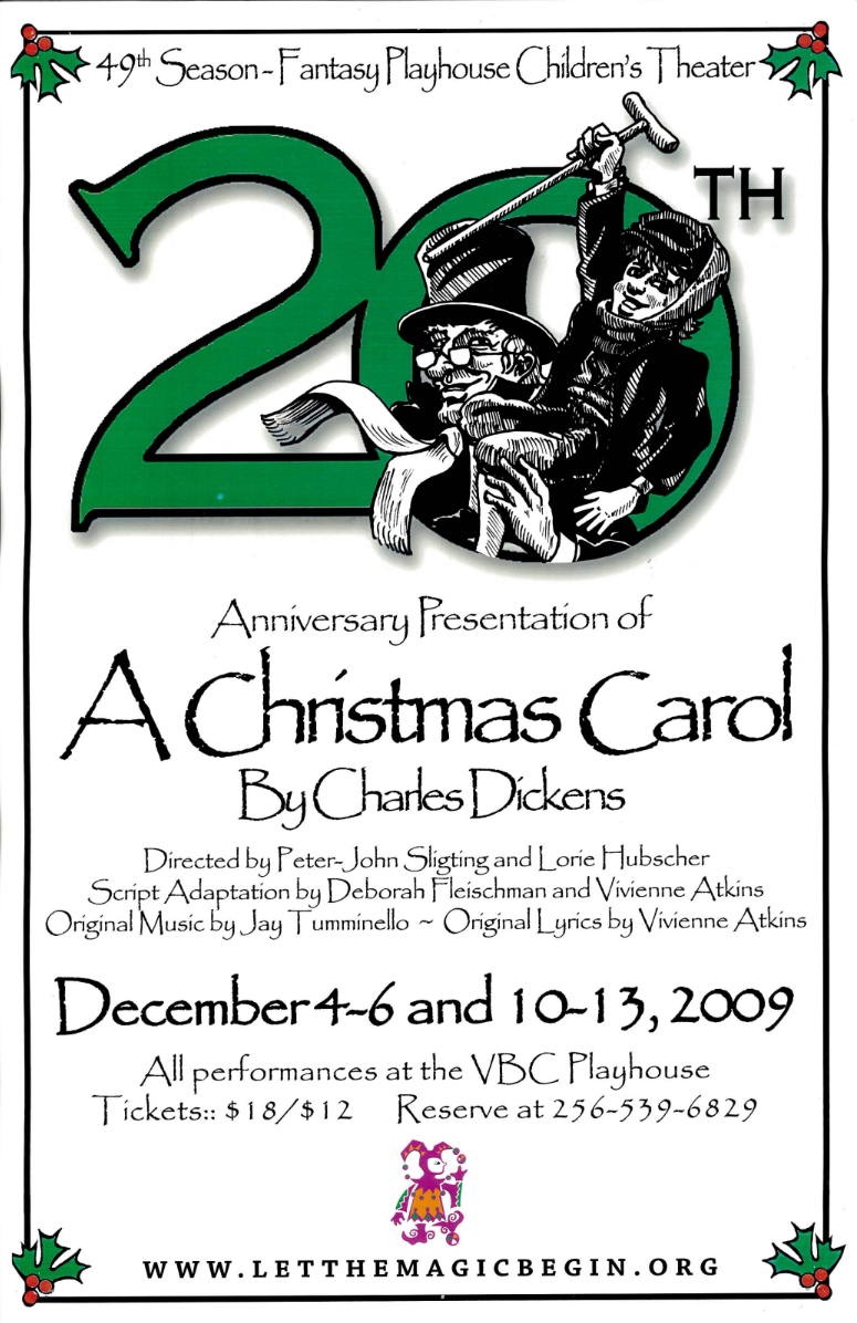 20th Anniversary Poster for "A Christmas Carol" (2009)