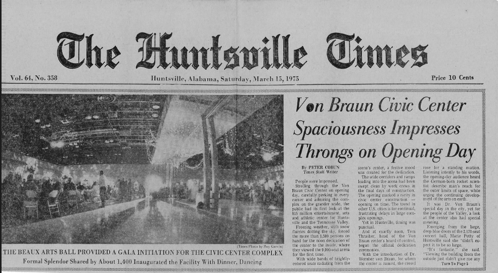 Von Braun Opening Day (1975)