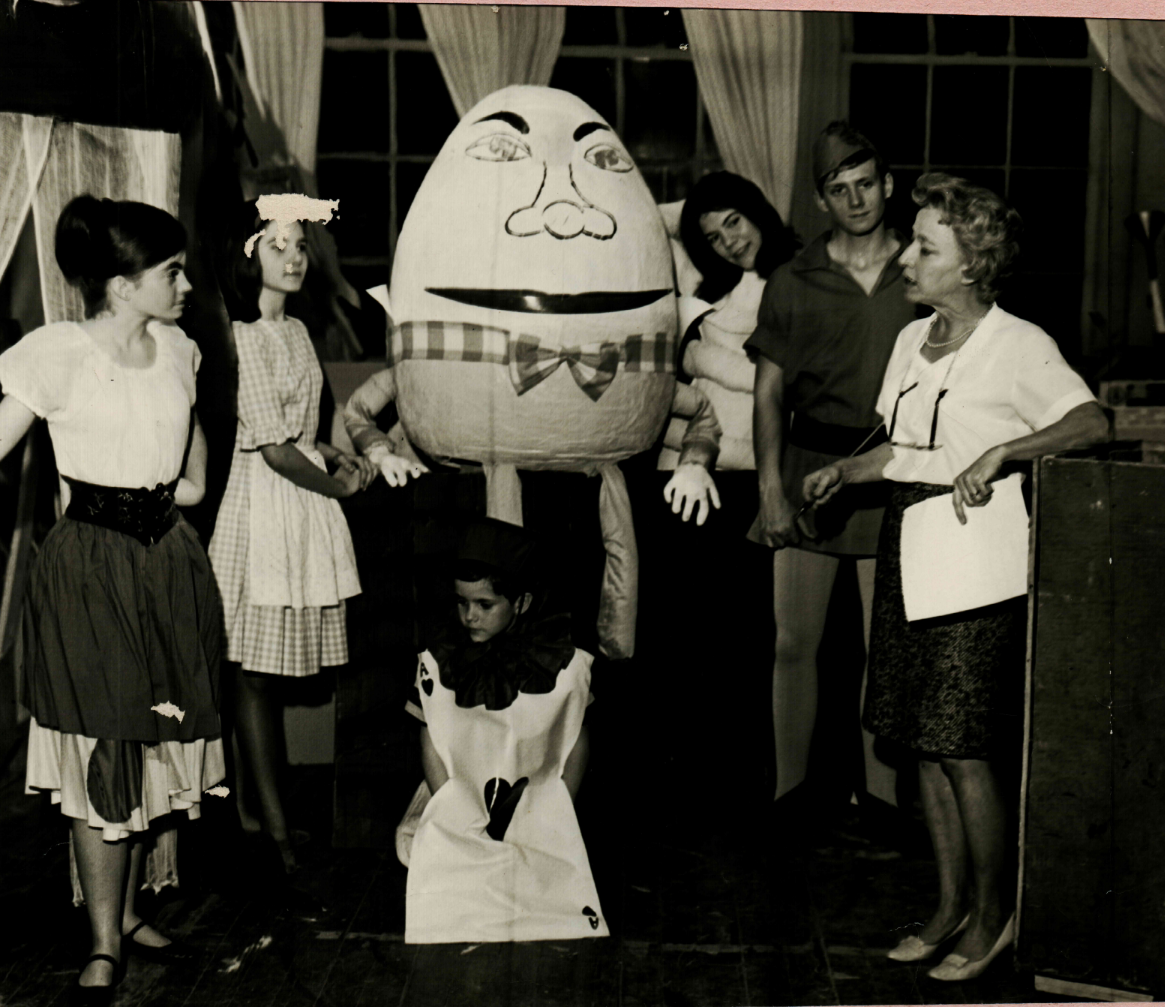 Helen Herriott with "Strange Case of Mother Goose" Cast (1963)