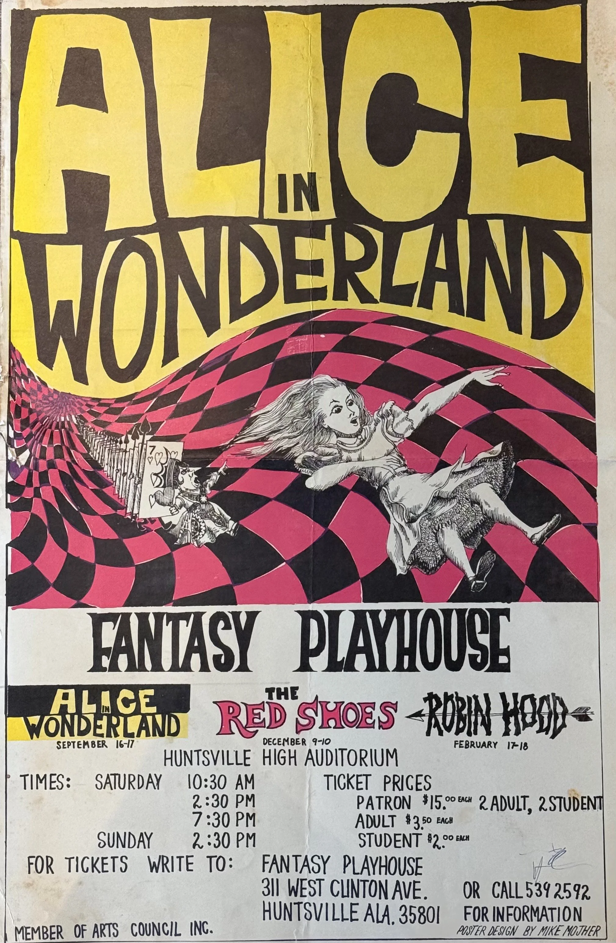 "Alice in Wonderland" Poster (1967)