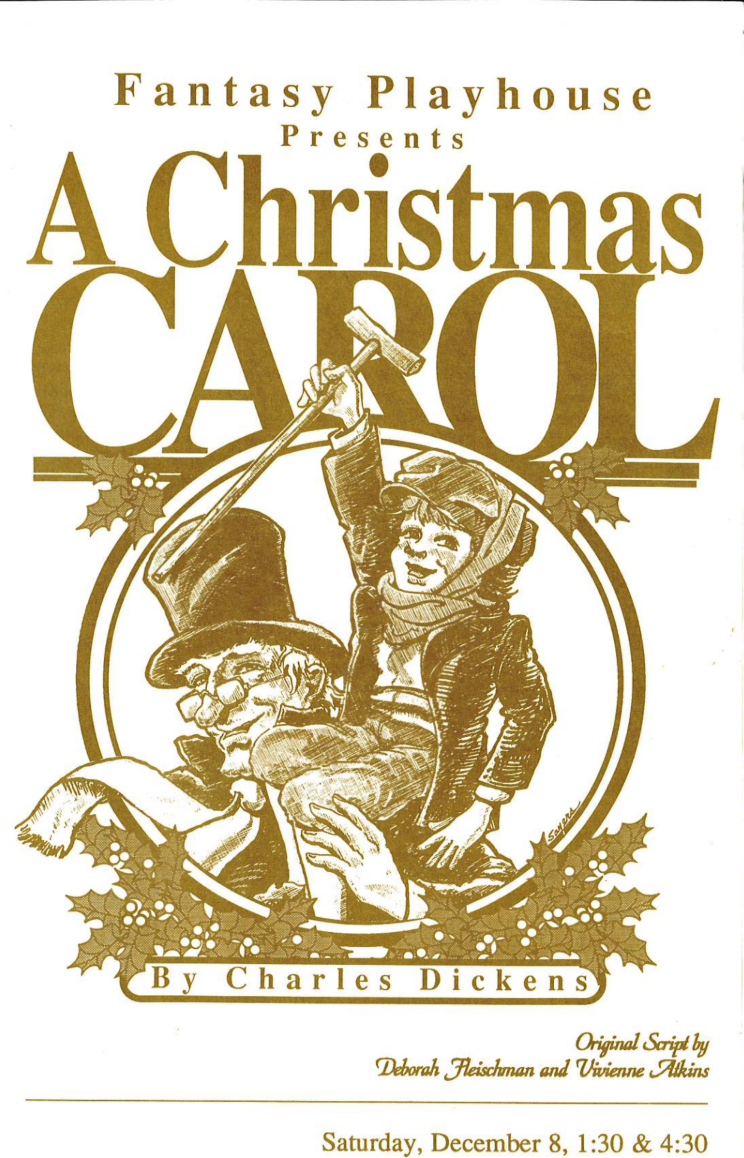 "A Christmas Carol" Playbill (1990)