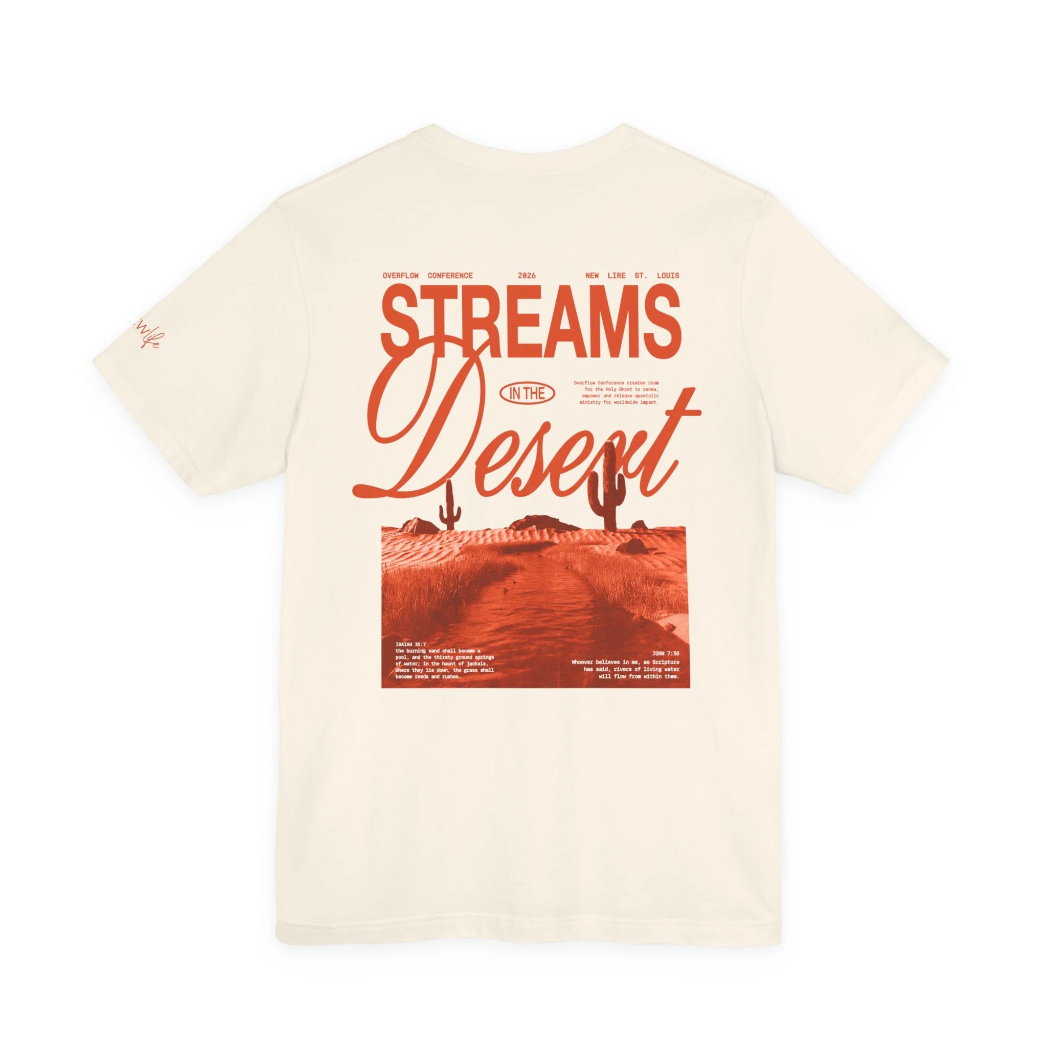 Streams in the desert shirt