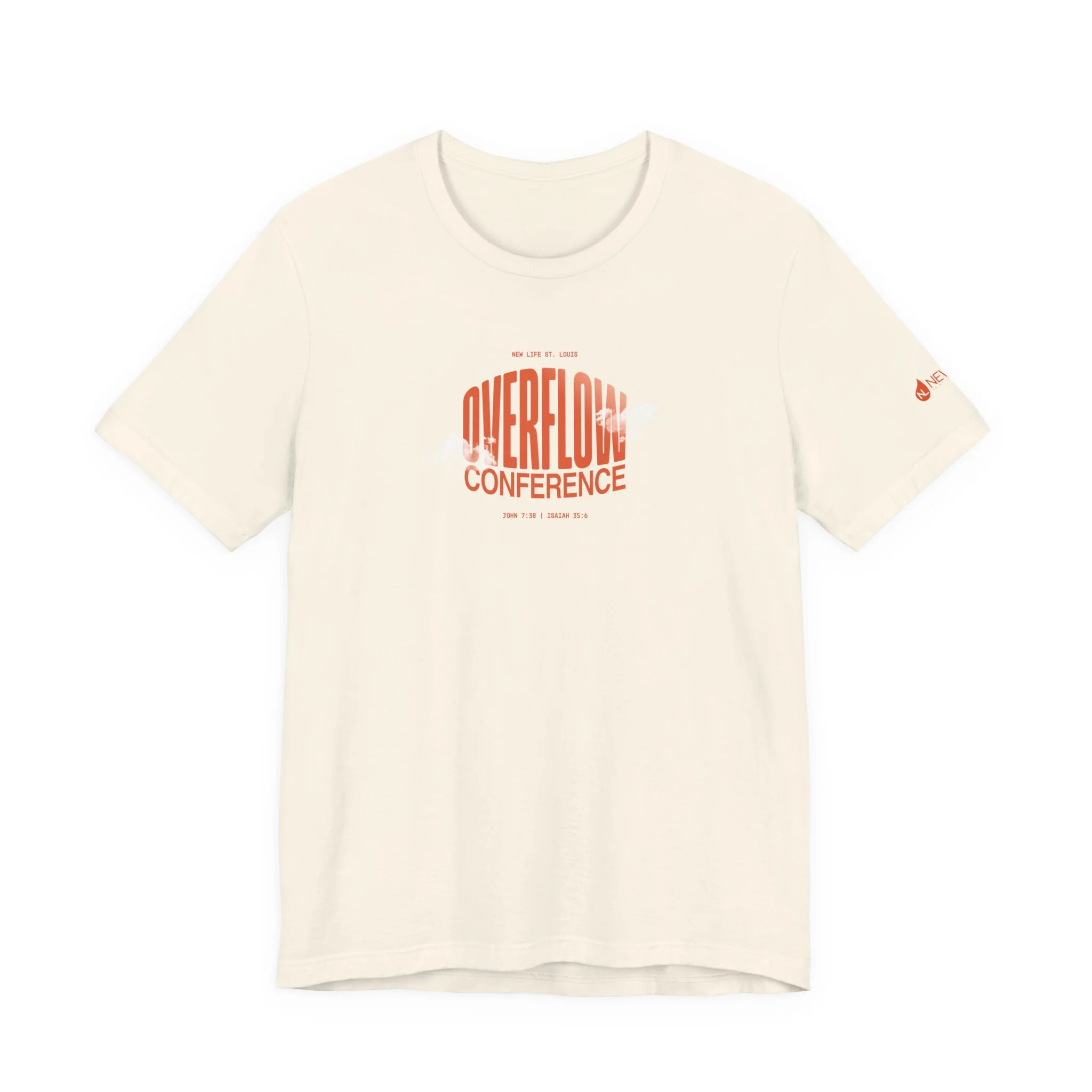 Streams in the desert + Overflow clouds shirt