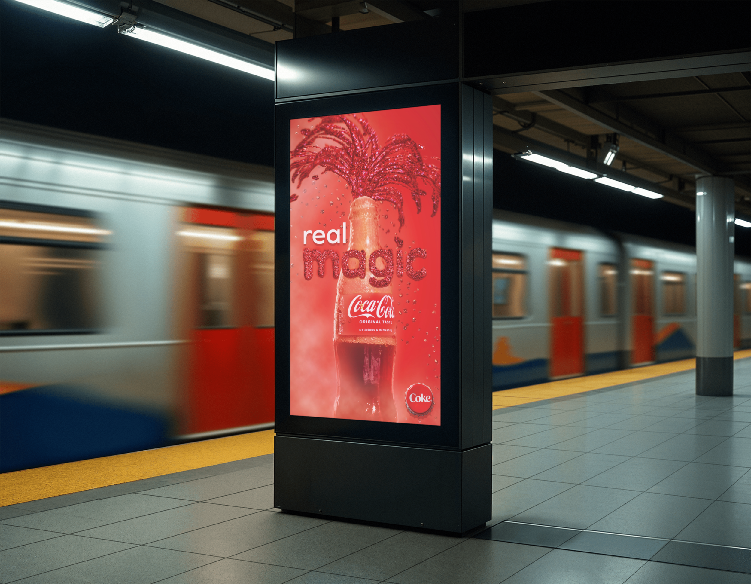 Coca-Cola "Real Magic" Poster Ad