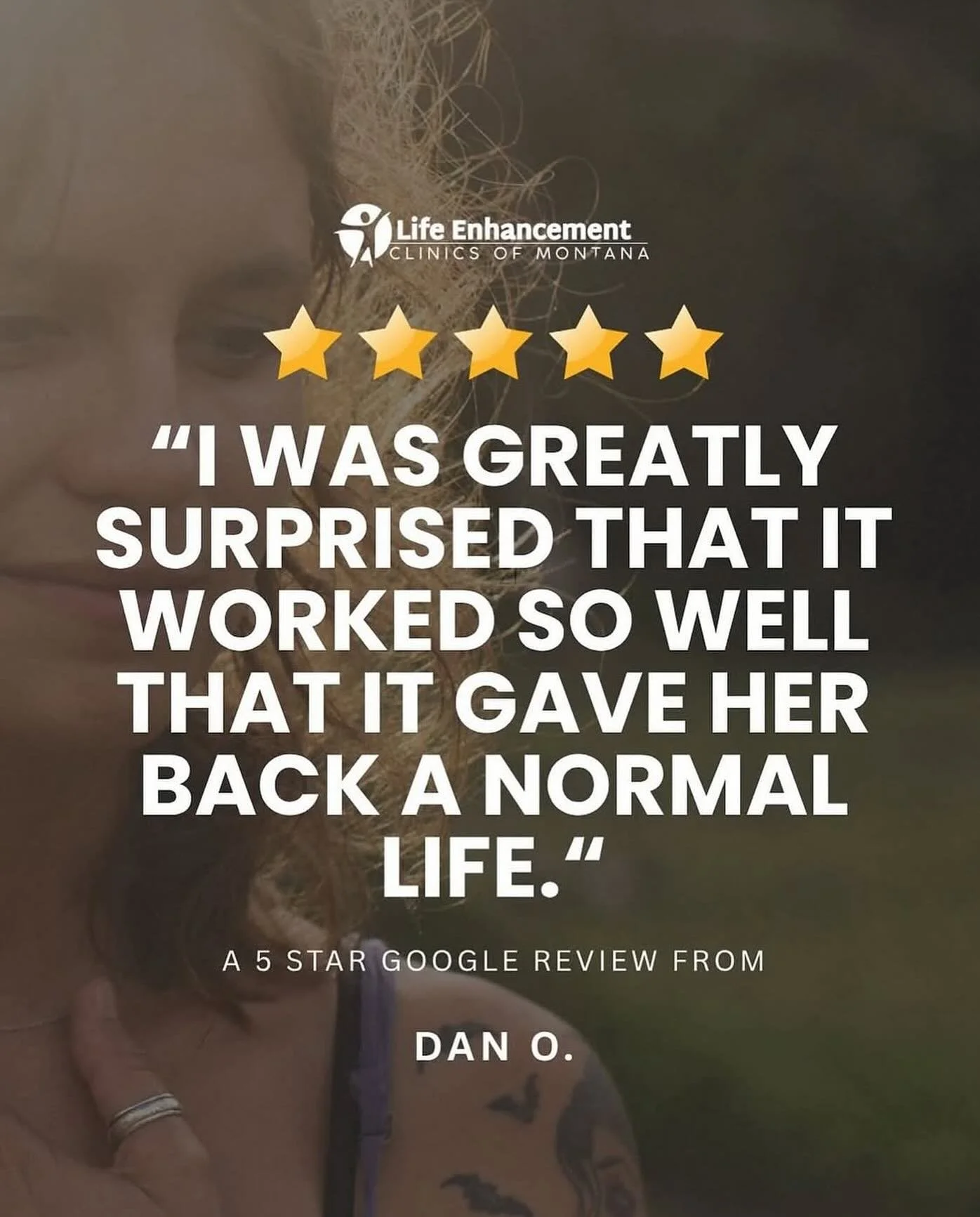 Skeptical at First. Grateful Forever.
Dan wasn&rsquo;t sure stem cell therapy could help his wife&rsquo;s herniated disc&hellip;
Until it did.
Today, she&rsquo;s living pain-free &mdash; and life feels normal again.

If you or someone you love is str