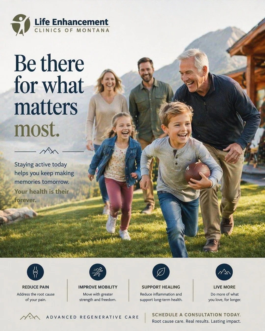 Your health impacts more than just you&mdash;it shapes the moments you&rsquo;re able to share with the people you love most. Playing in the yard, keeping up with grandkids, family trips, and everyday memories all become easier when your body feels st