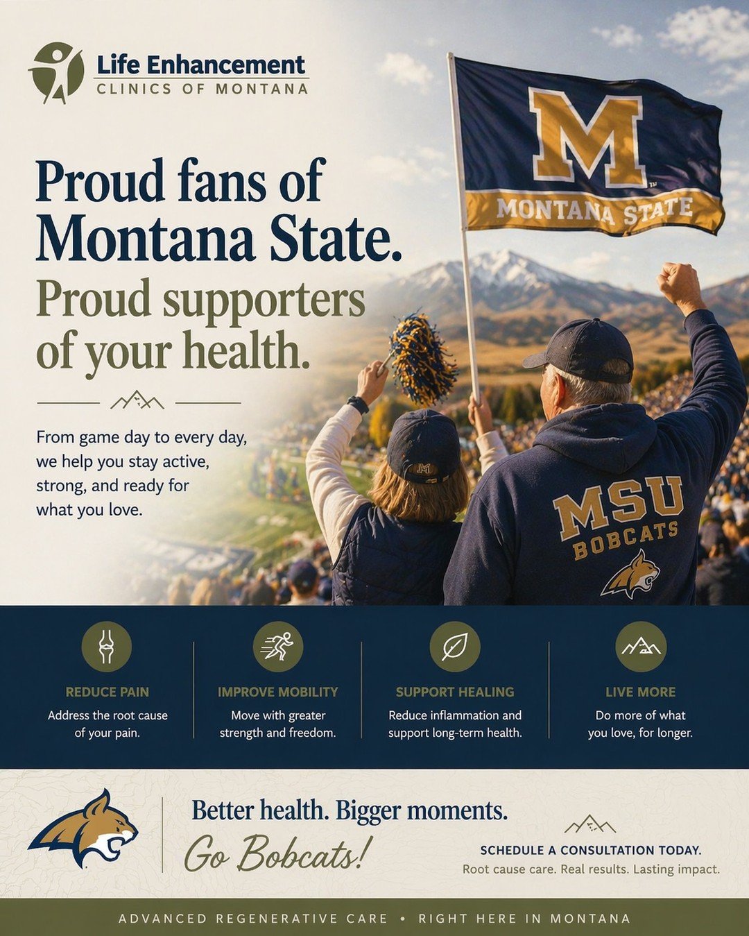 There&rsquo;s nothing quite like game day in Montana&mdash;the energy, the tradition, the pride, and the feeling of backing something bigger than yourself. We&rsquo;re proud fans of Montana State, and we&rsquo;re just as passionate about helping the 