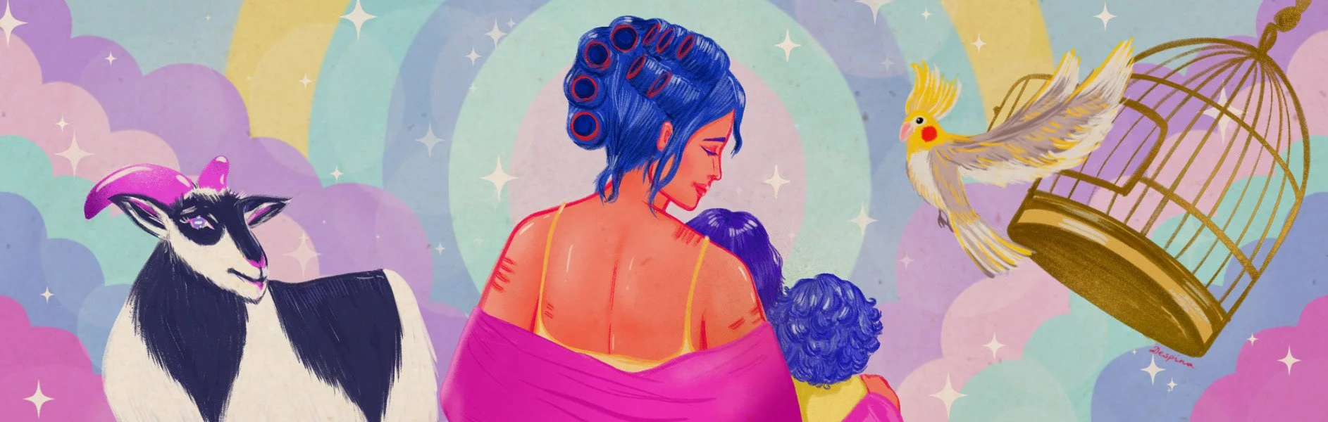 Illustration for the Commonwealth Foundation, to accompany short stories written at www.addastories.org