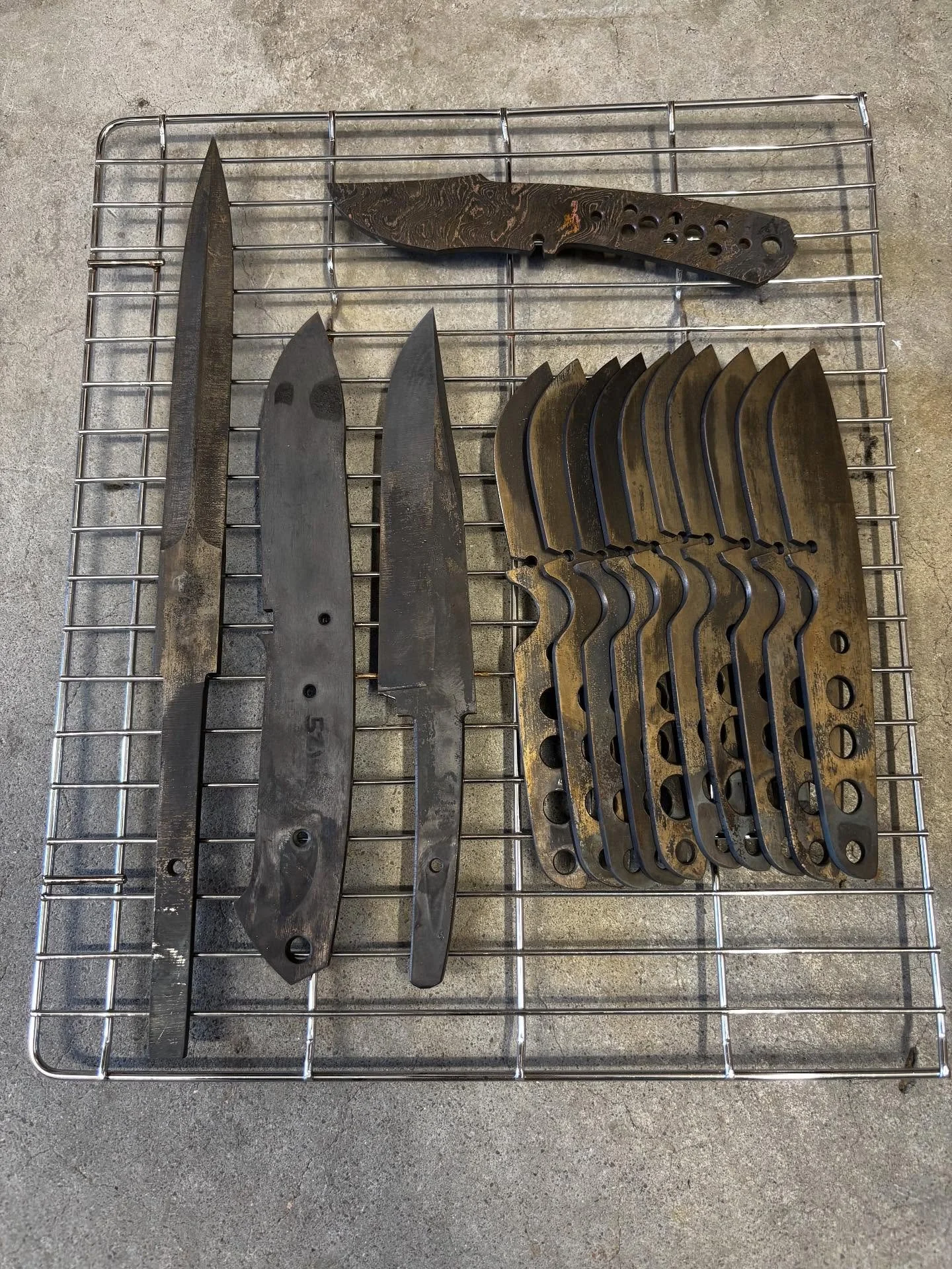 Got a few things heat treated and tempered the other day&hellip; 😅