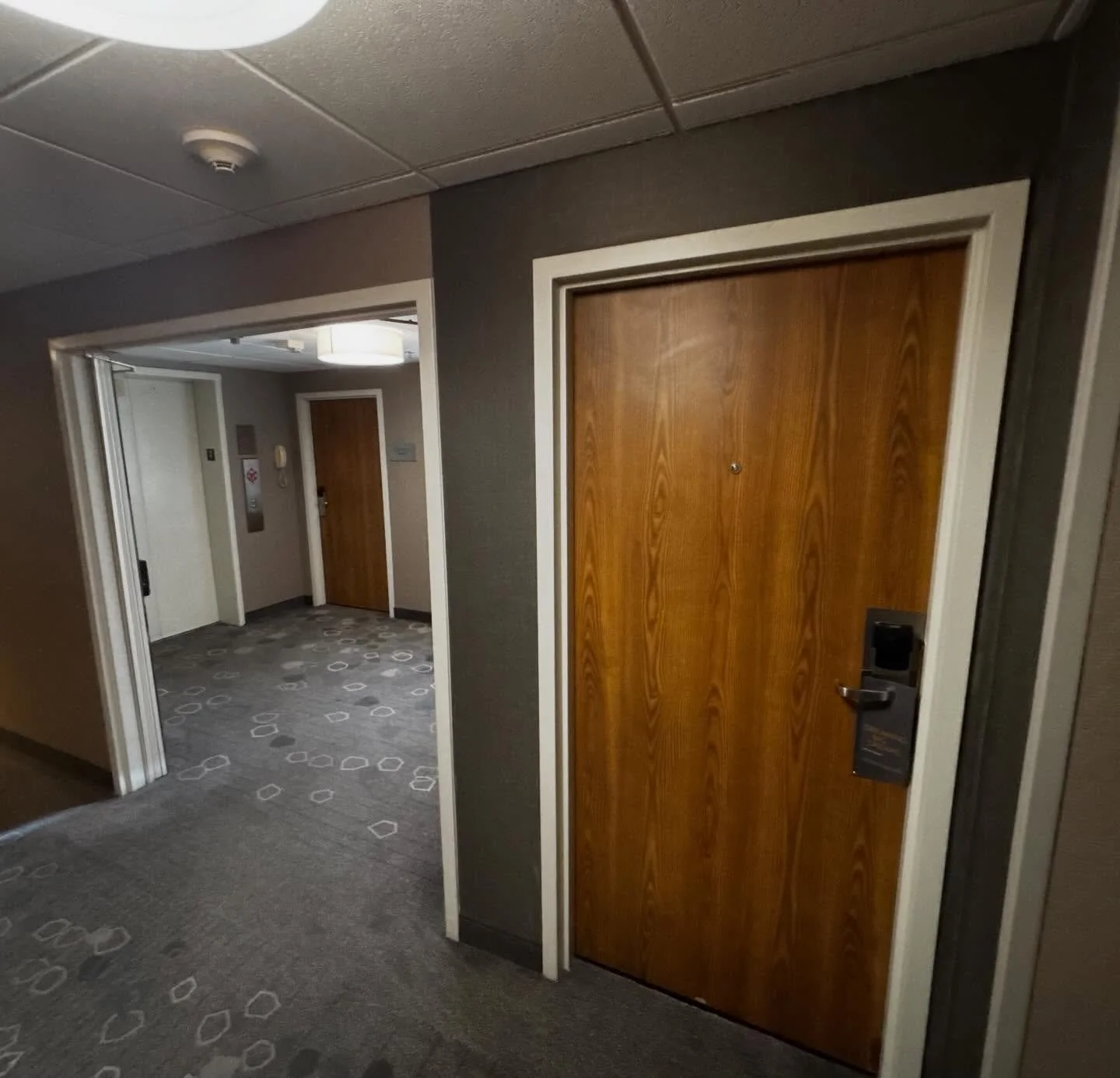 Convenient. I&rsquo;m right next to the elevator.