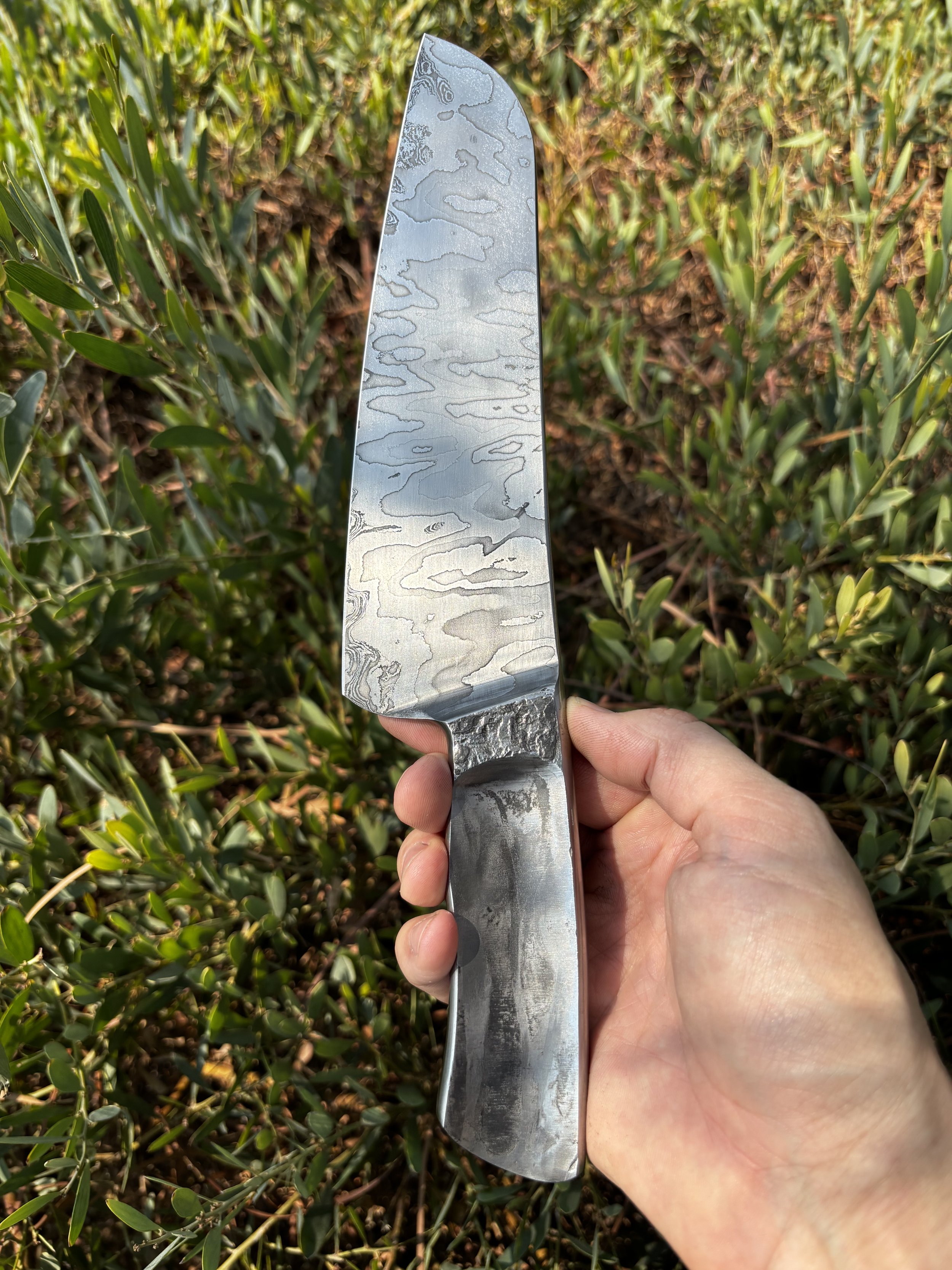 8%22 Damascus Integral Chef Knife.jpeg