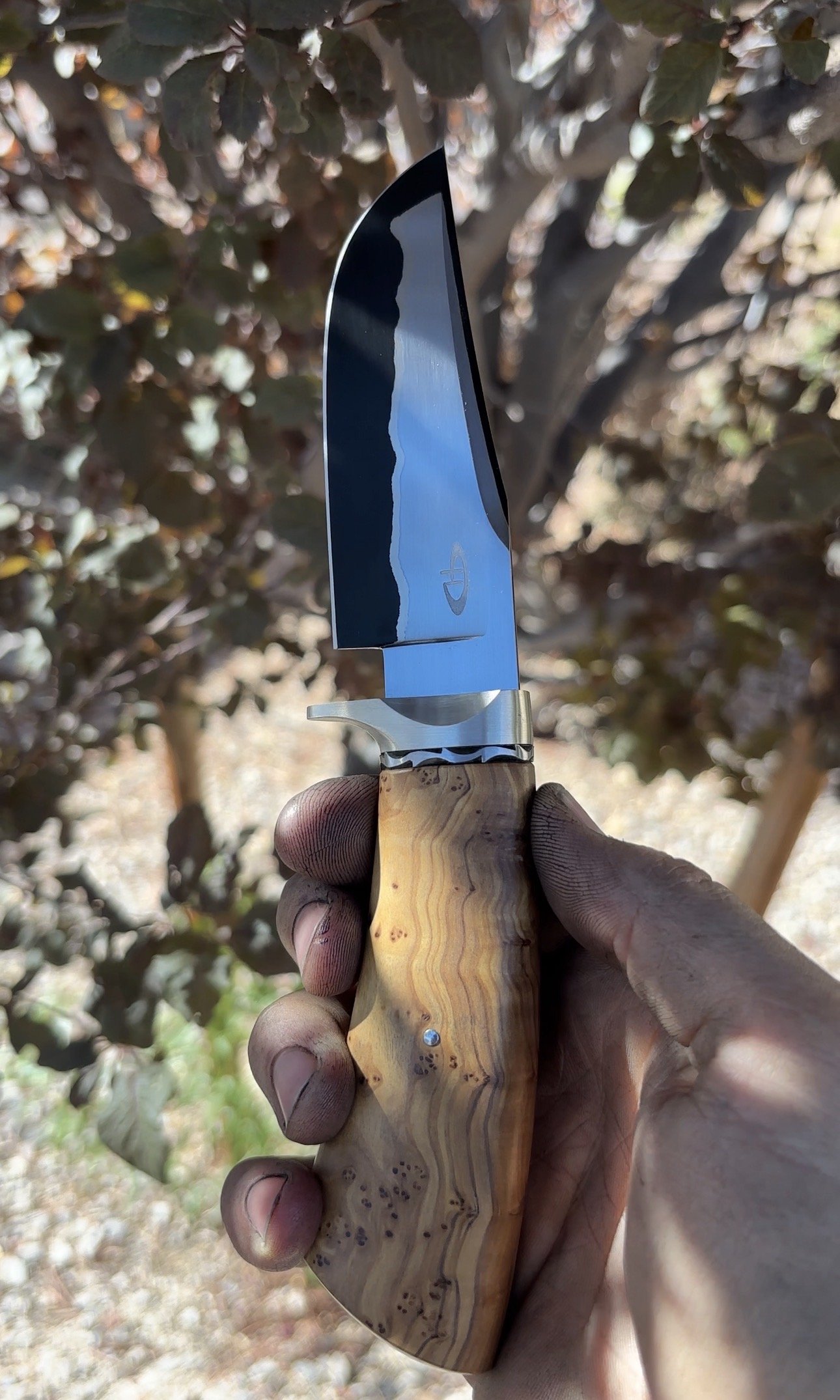 P. Harp Designs San Mai Hunter - Olive.jpg