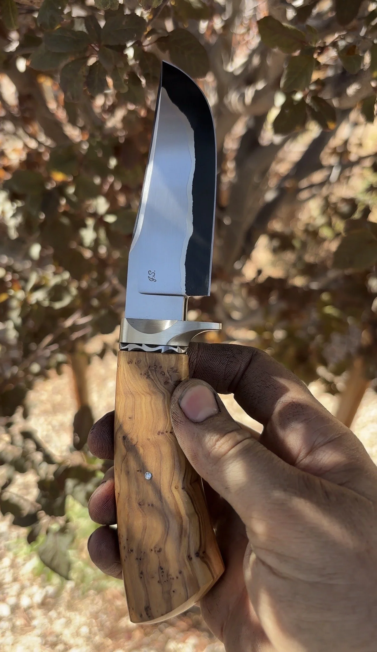 P. Harp Designs San Mai Hunter (2) - Olive.jpg