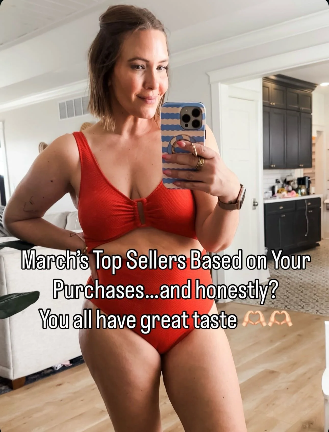 It&rsquo;s a new month which means it&rsquo;s time to see what you all loved the most in March 🥰 

Comment MARCH to shop everything (I&rsquo;ll link the other items I&rsquo;m wearing in the pics, too!)