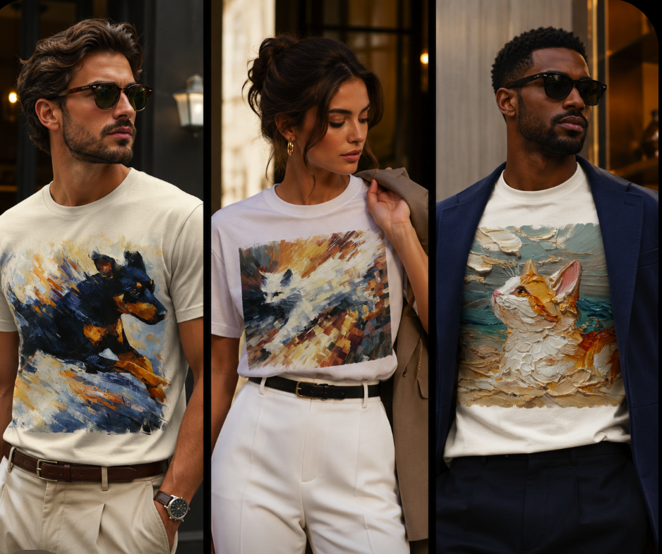 Style the t-shirts