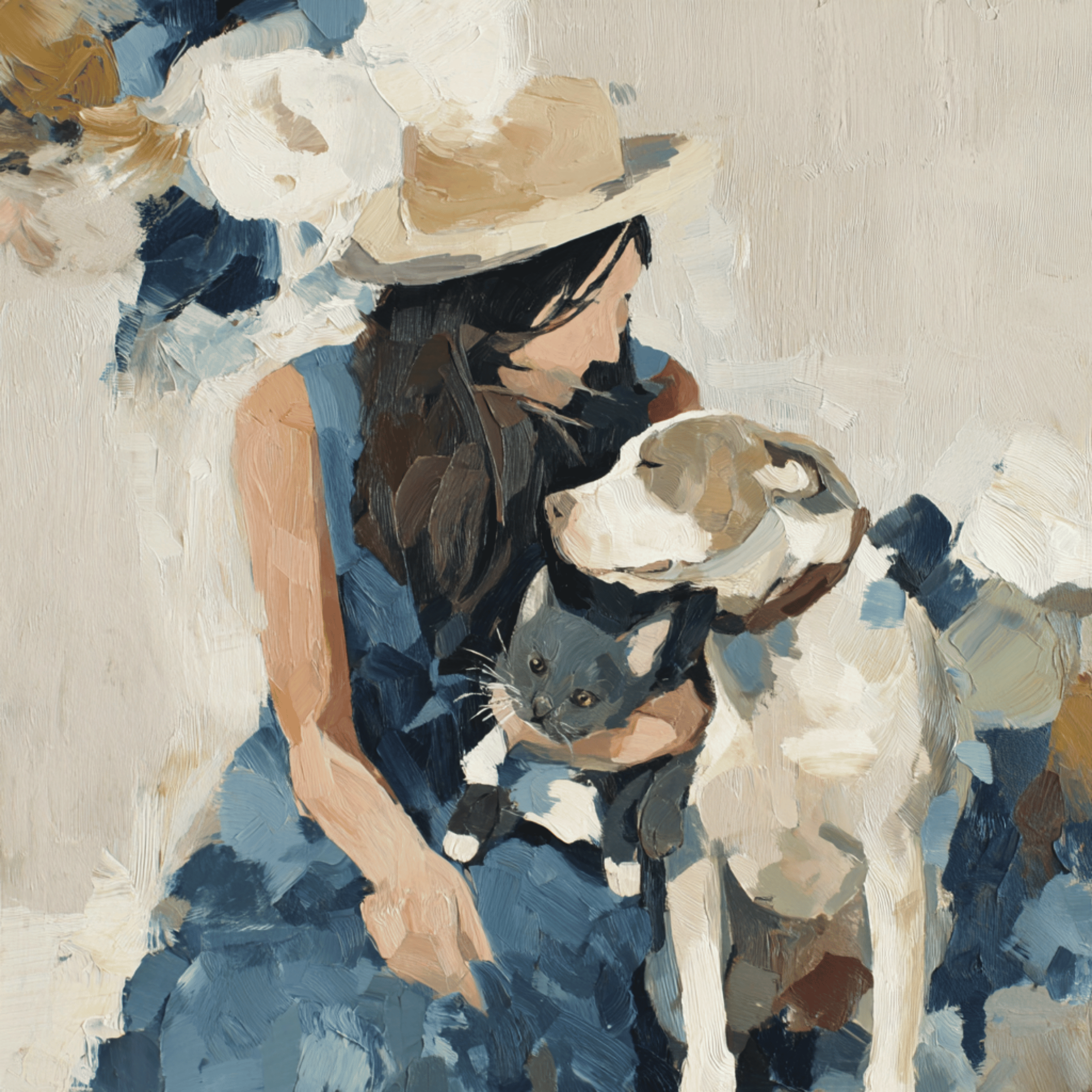 Painting of Pet Owner