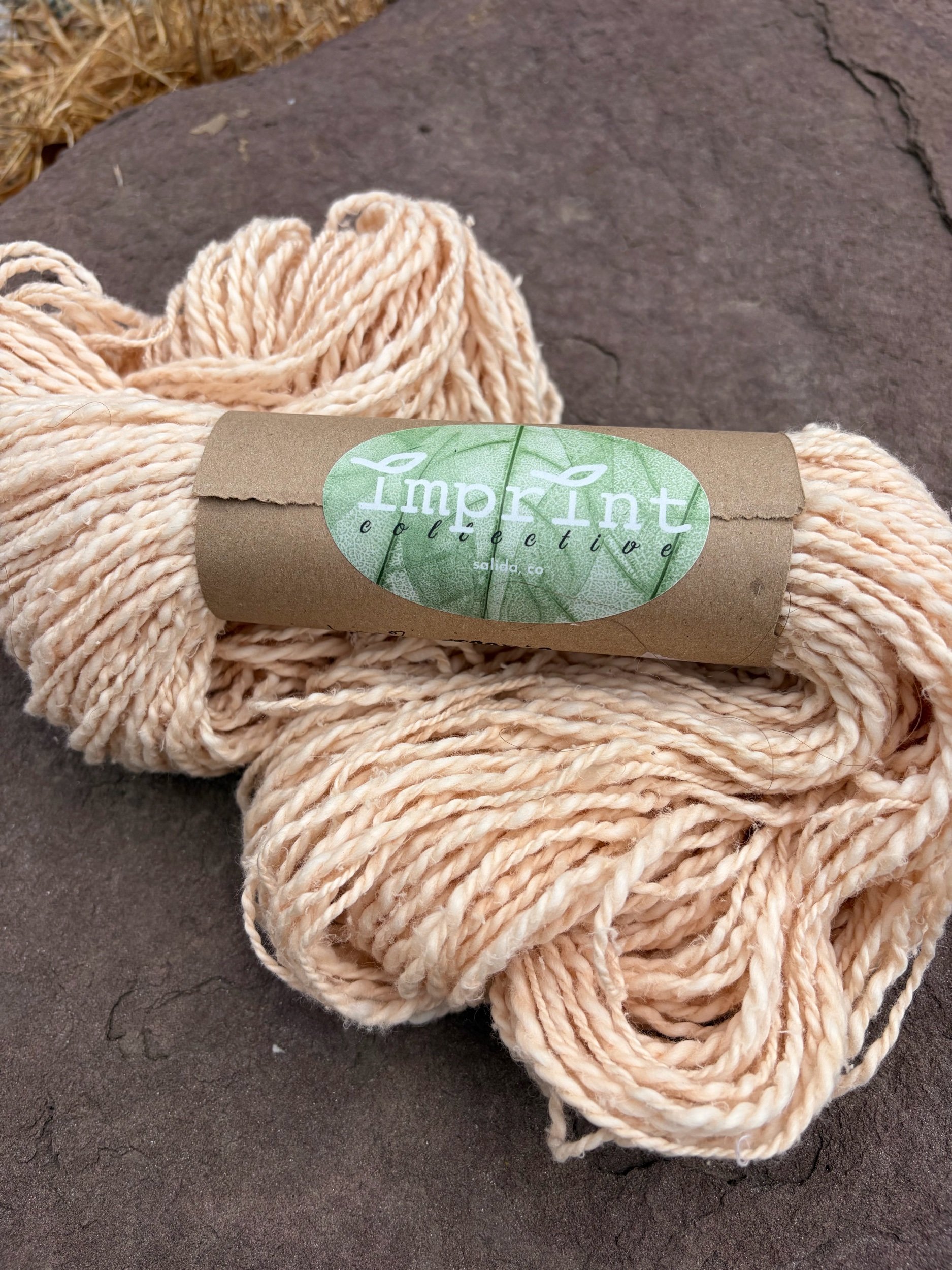 Dusty Rose Yarn | 100% Organic Cotton | Naturally Dyed with Avocado Pits