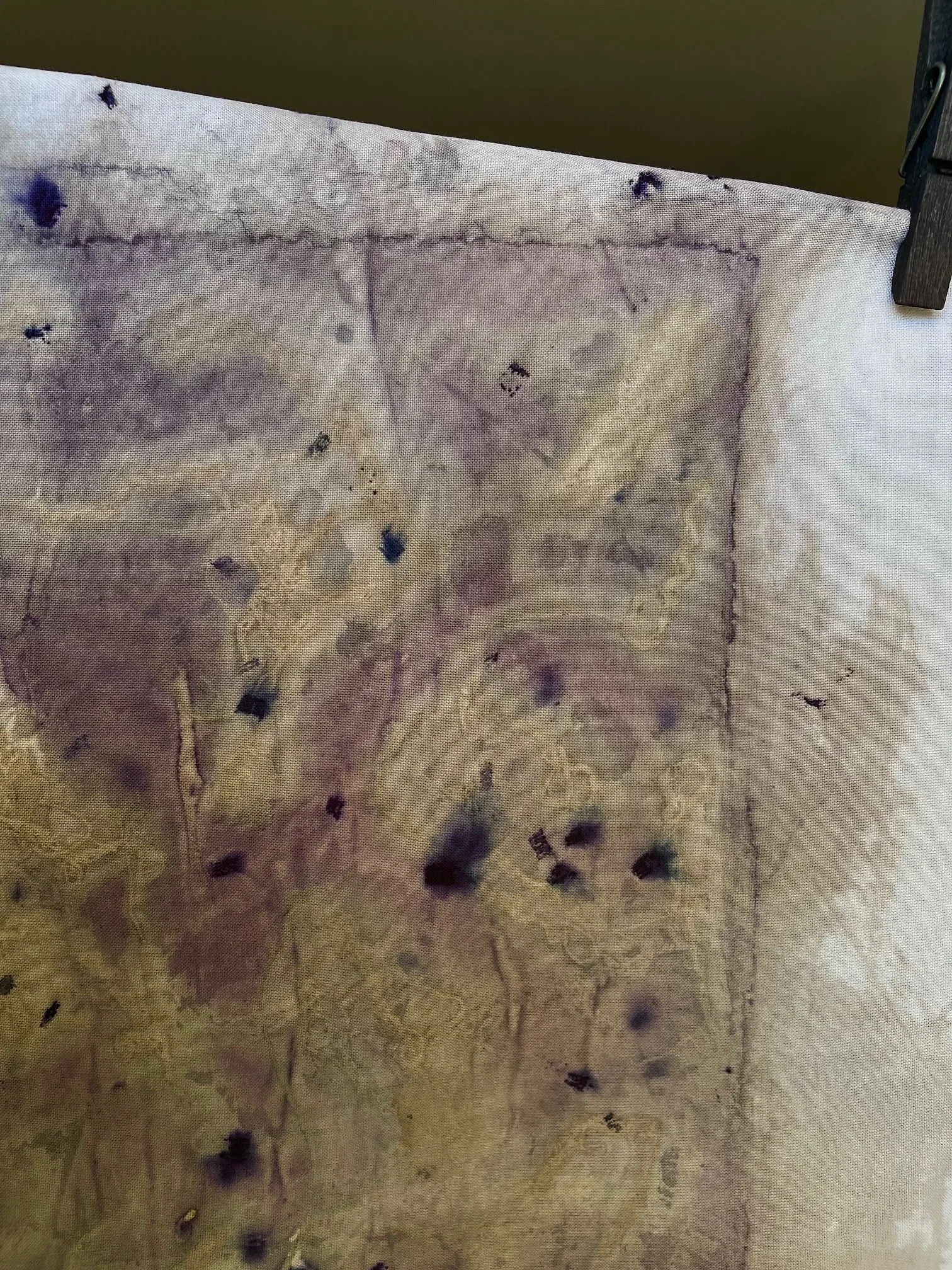 Cotton Bandana | Usnea & Logwood