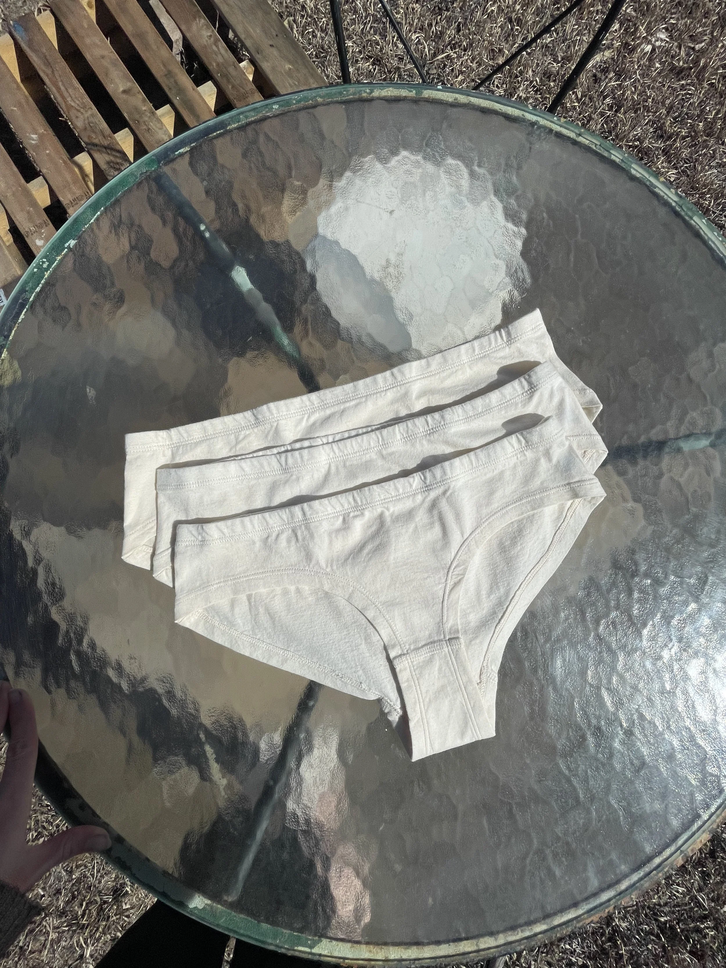 Organic Undyed Cotton Underwear