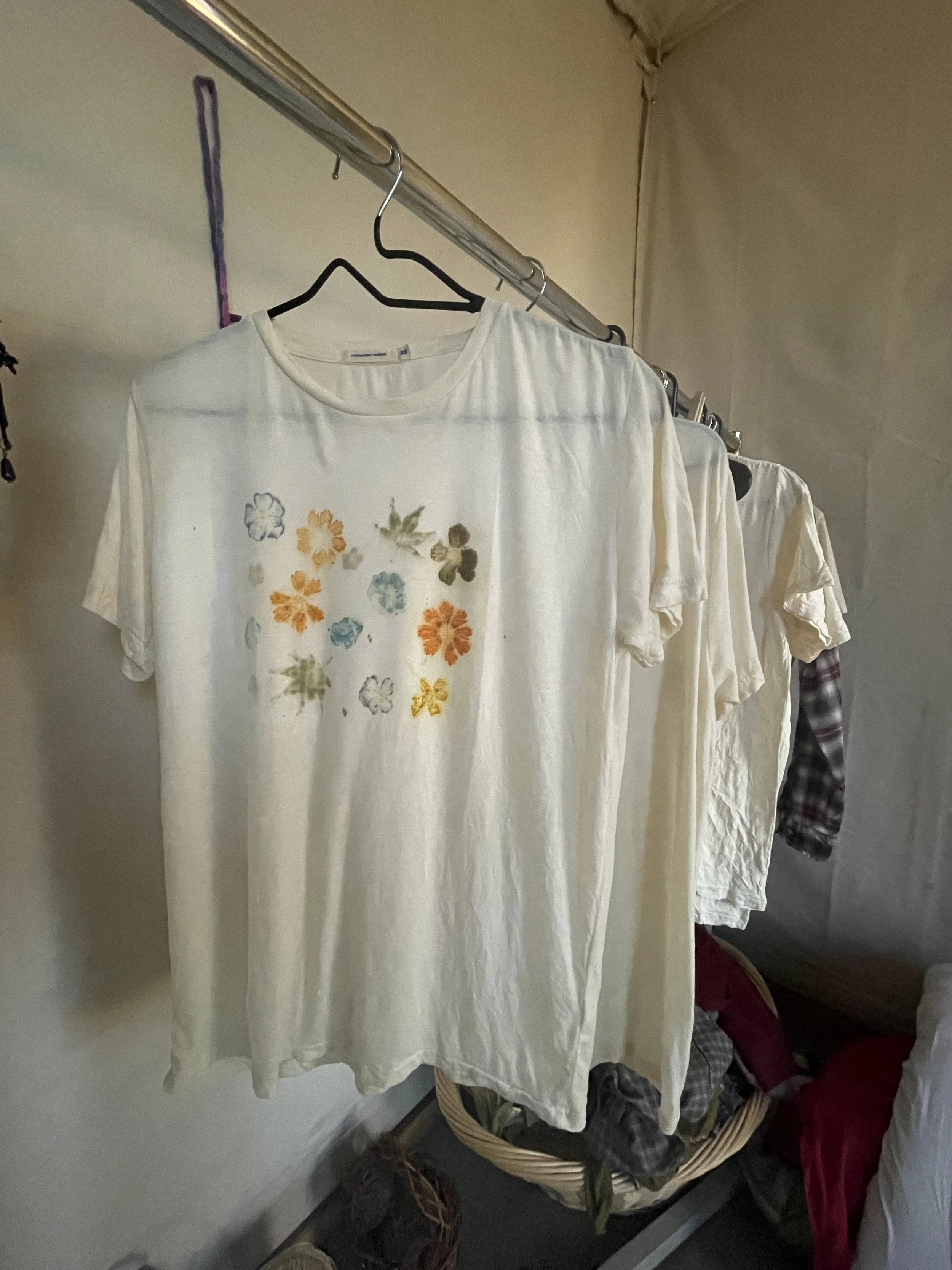 Eco-Printed 100% Organic T-Shirt