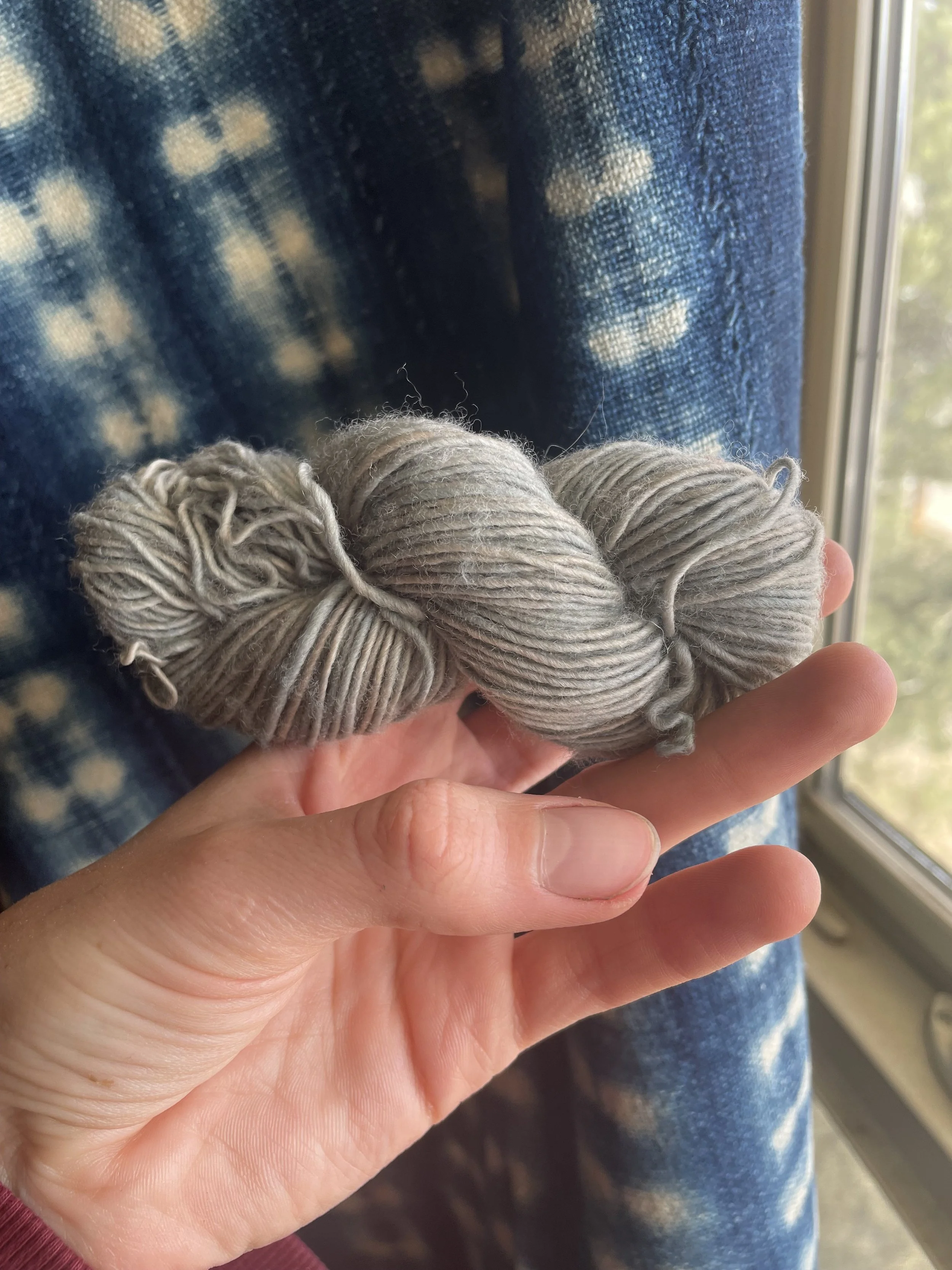 Naturally Dyed Merino Wool Yarn Indigo