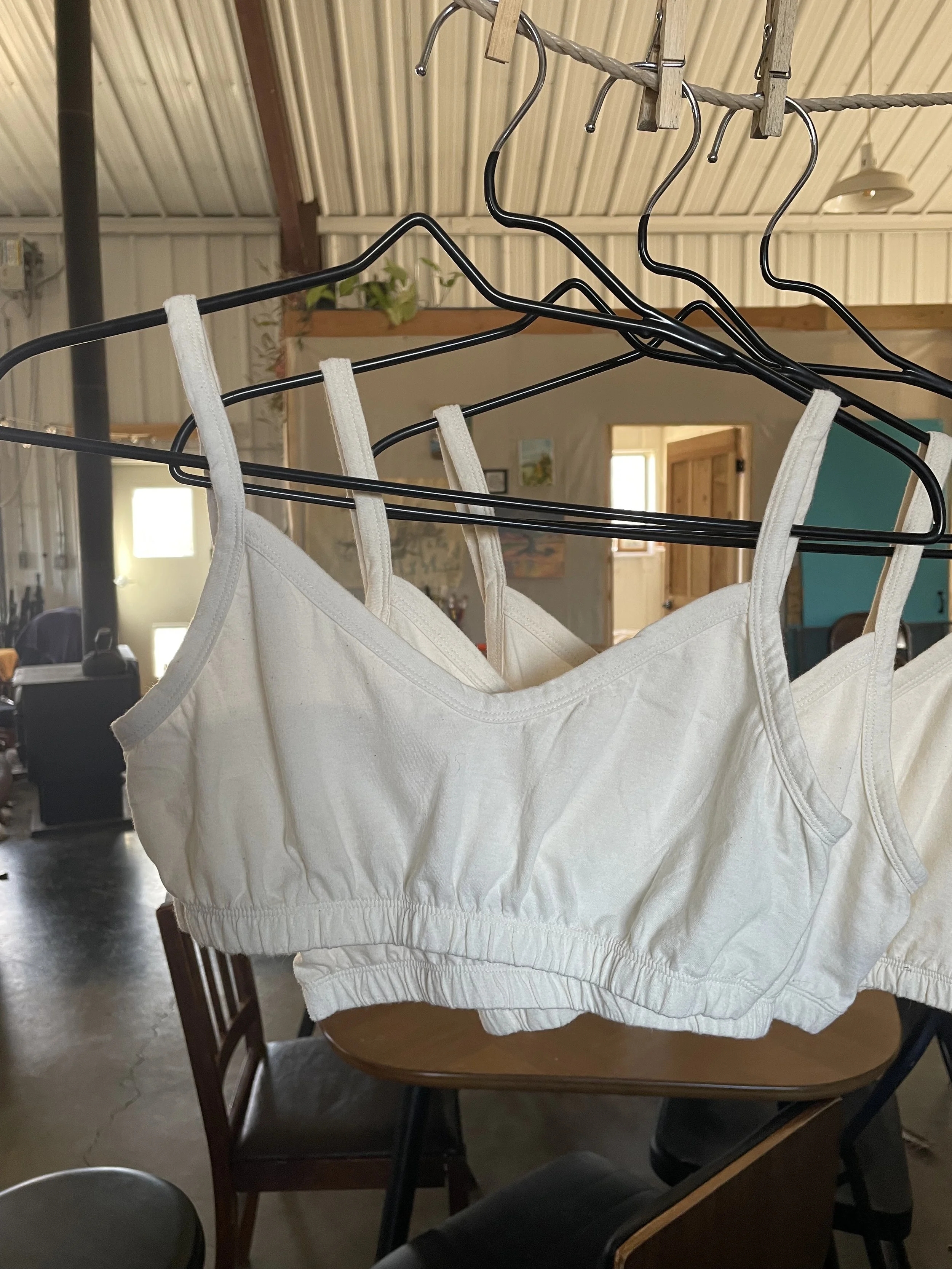 Organic Undyed Cotton Bralette
