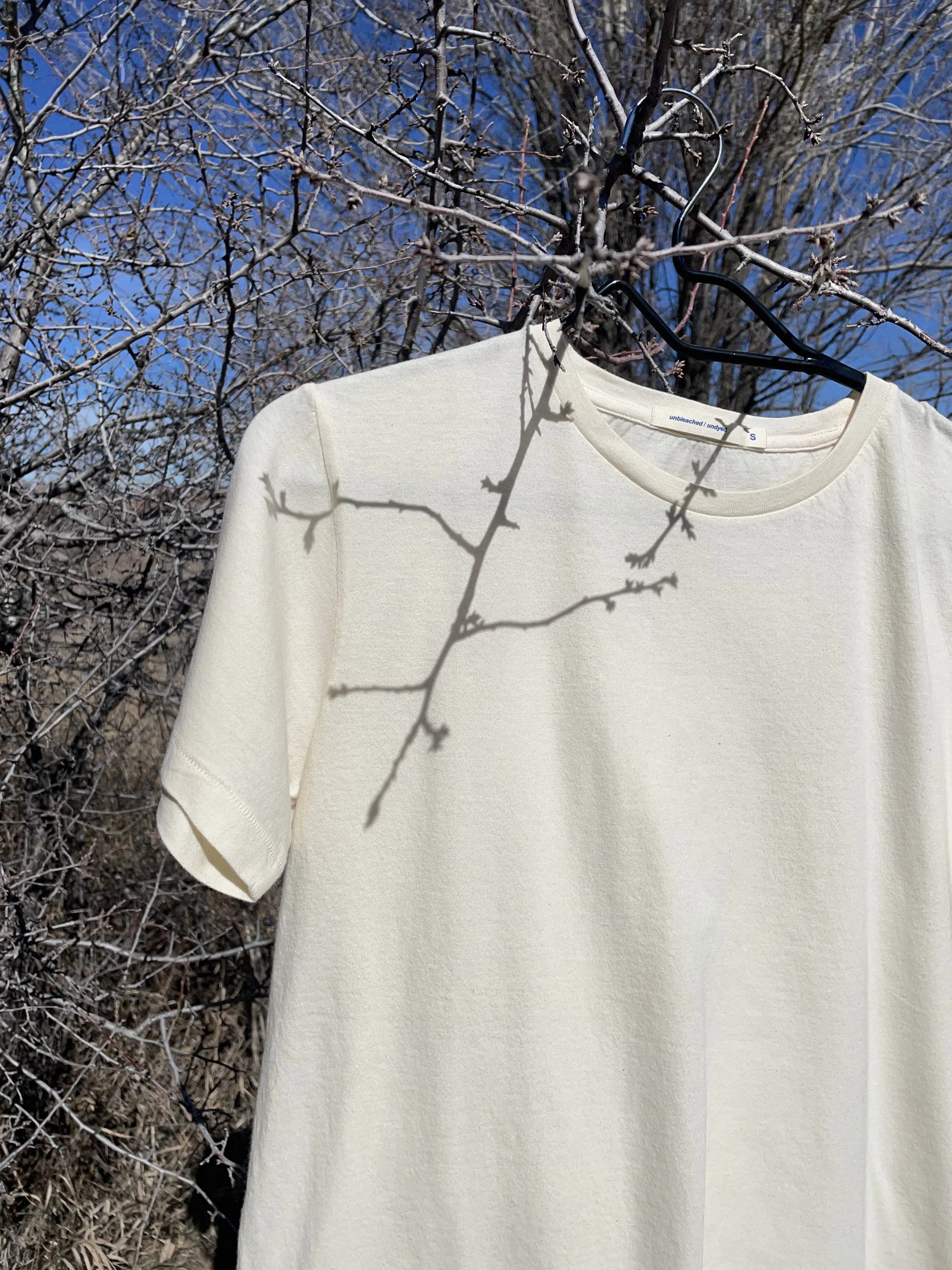 Organic Undyed Cotton T-Shirt