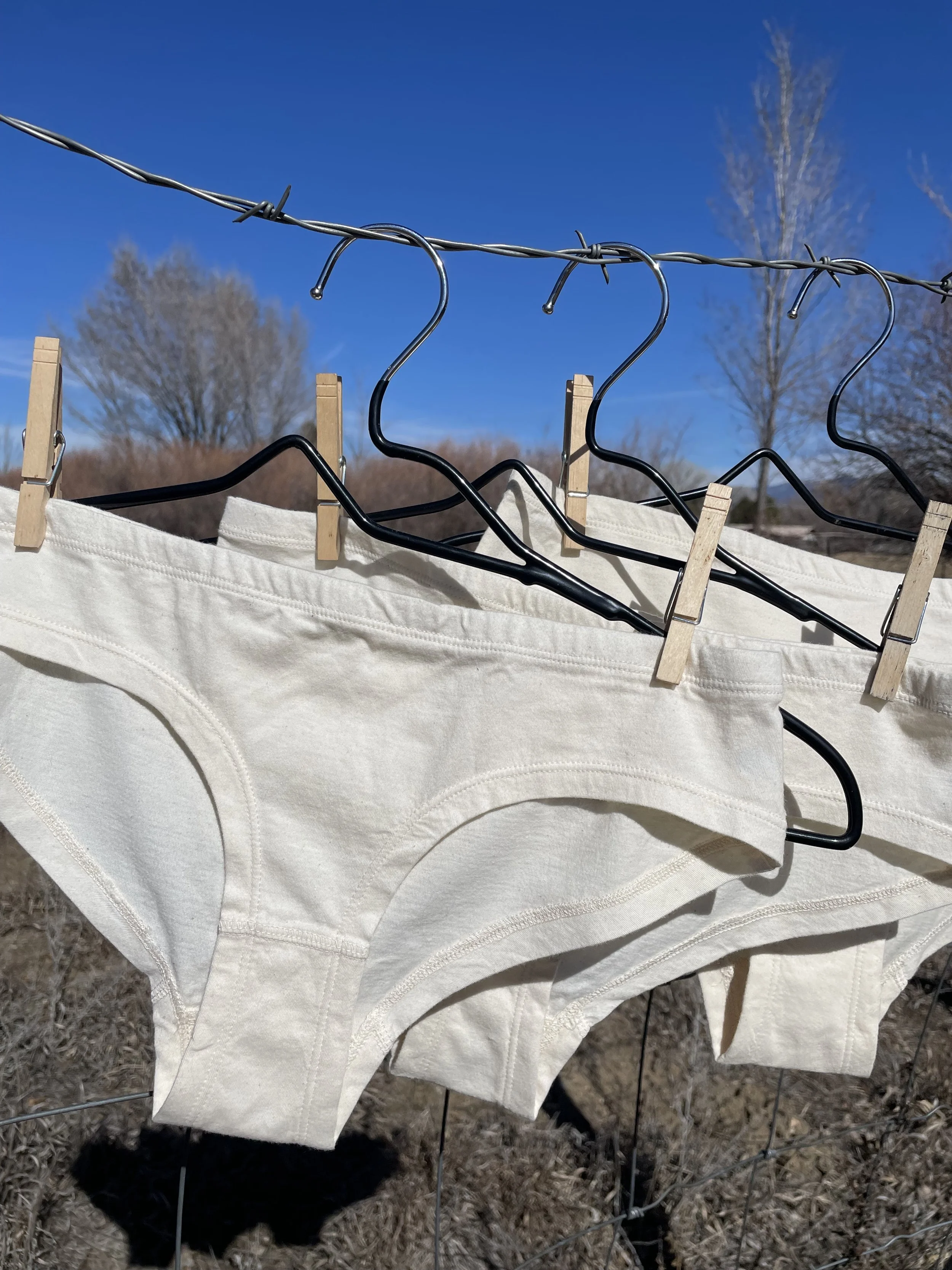 Organic Undyed Cotton Underwear