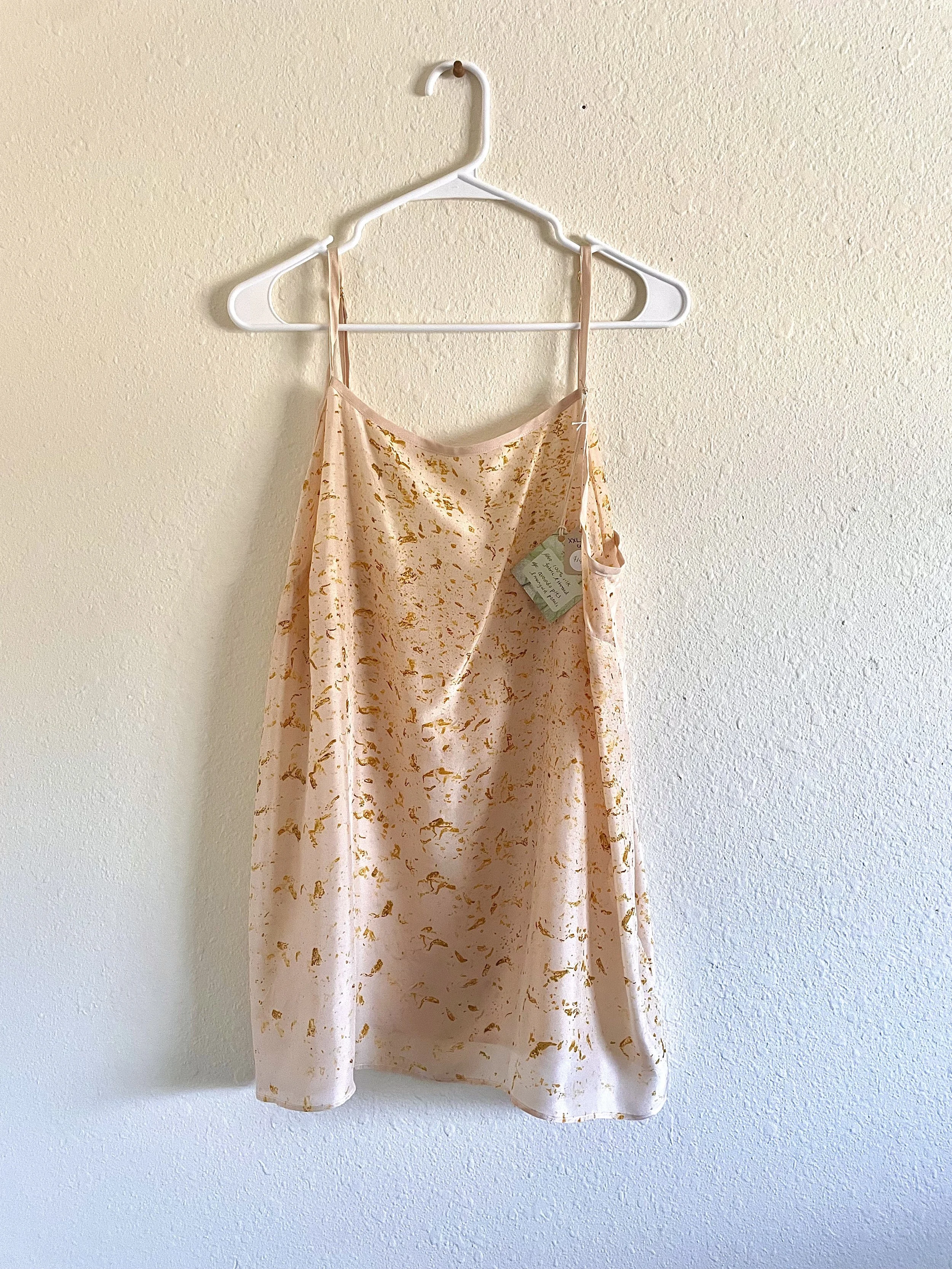 Marigold Leopard Nightshirt | 100% Silk | Naturally Dyed | XXLarge C/D | no. 03/05