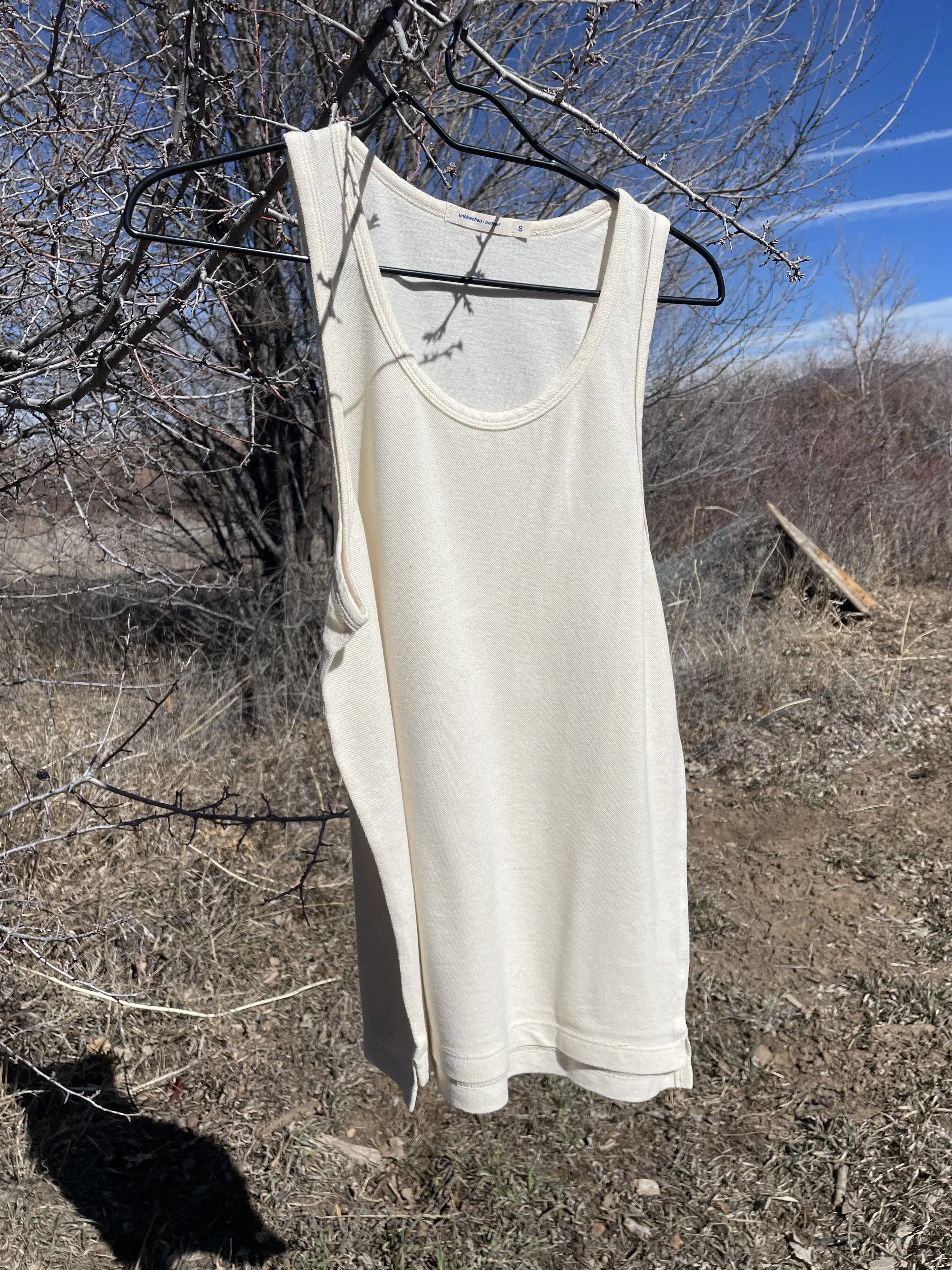 Pique Undershirt | 100% Organic Cotton | Undyed/Unbleached