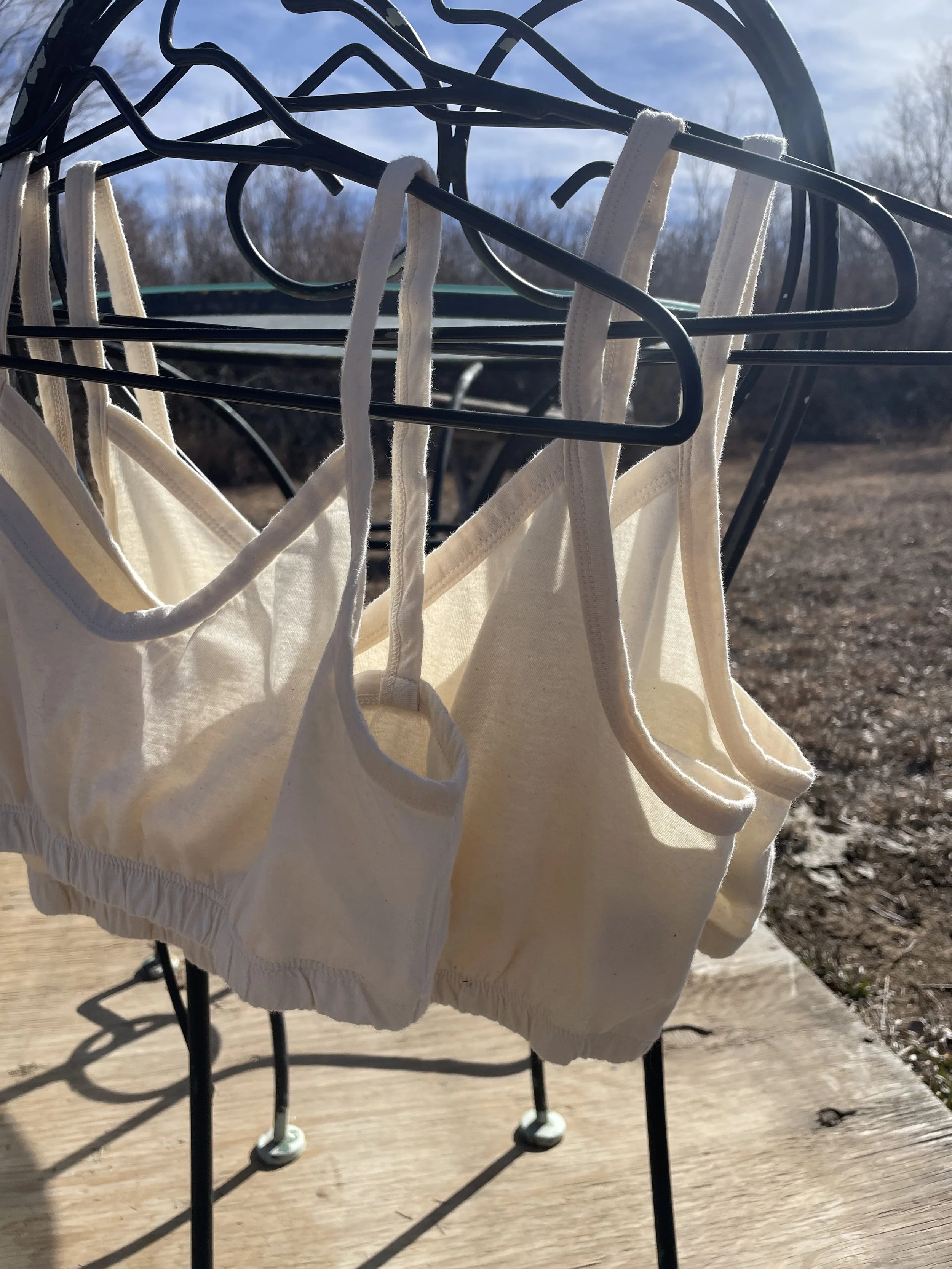 Organic Undyed Cotton Bralette