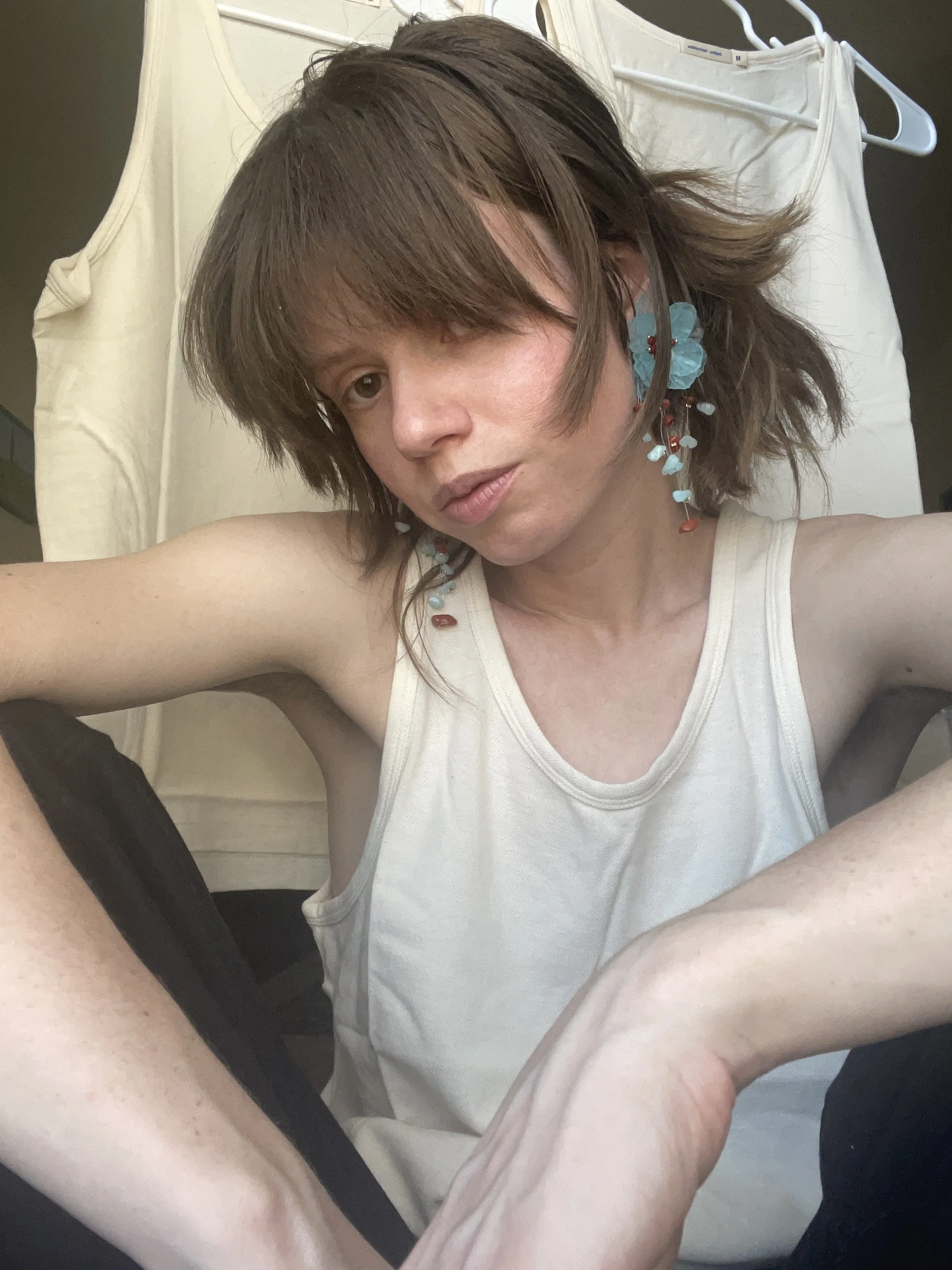 Organic Undyed Cotton Undershirt Tank Top