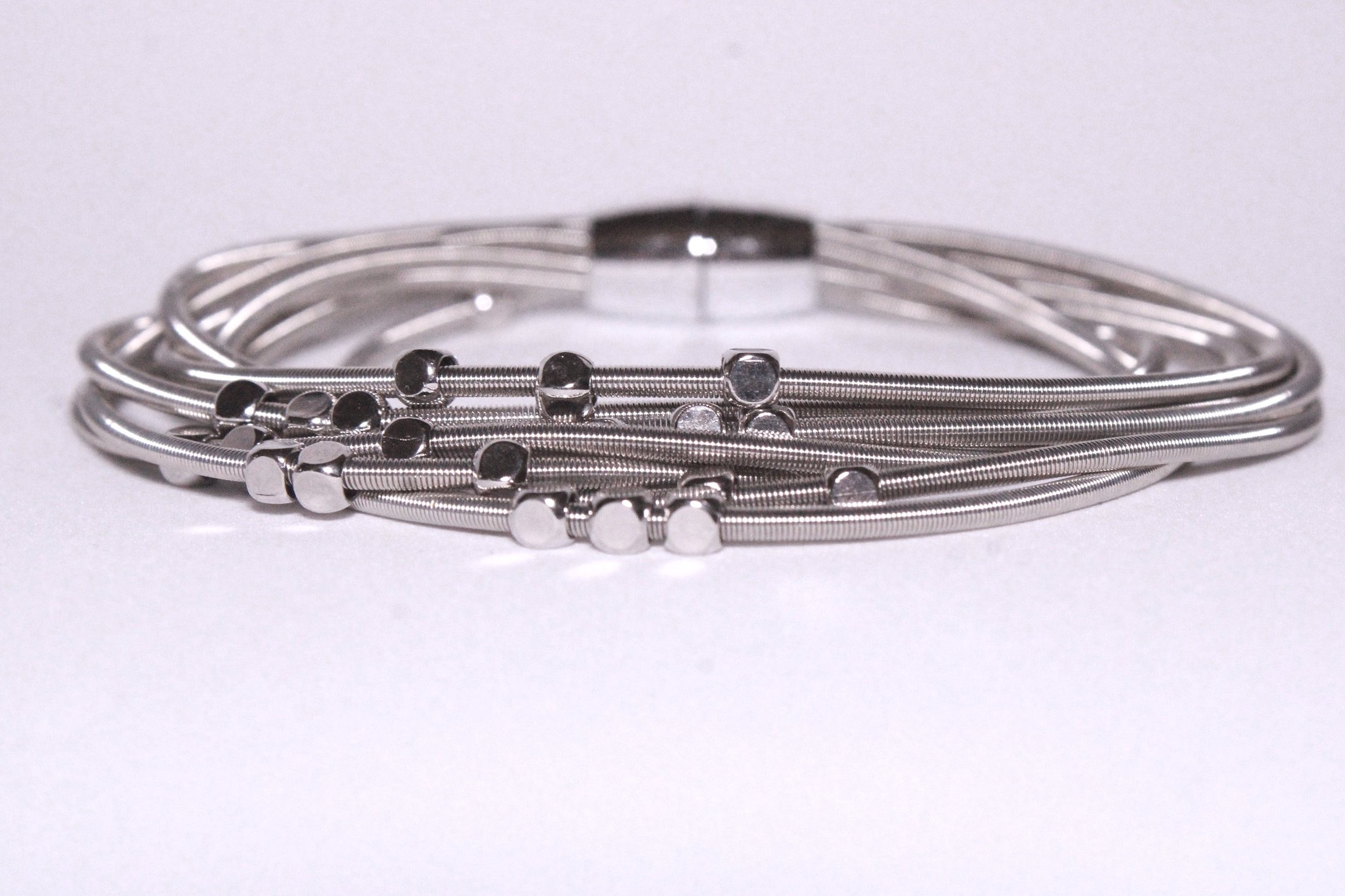 Beaded Metal Bracelet