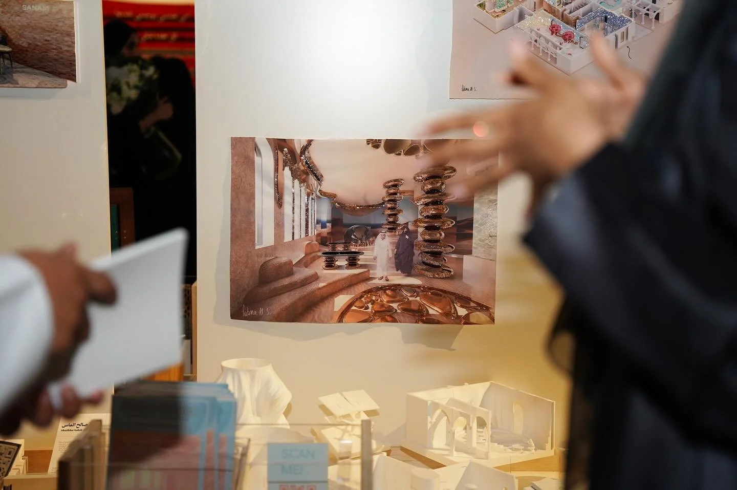 It was a pleasure sharing the heart and soul behind my project and engaging in one-on-one conversations that brought its story to life.

 #QisasYidana #StorytellingThroughDesign #CulturalPreservation #InteriorDesign #ExhibitionDesign