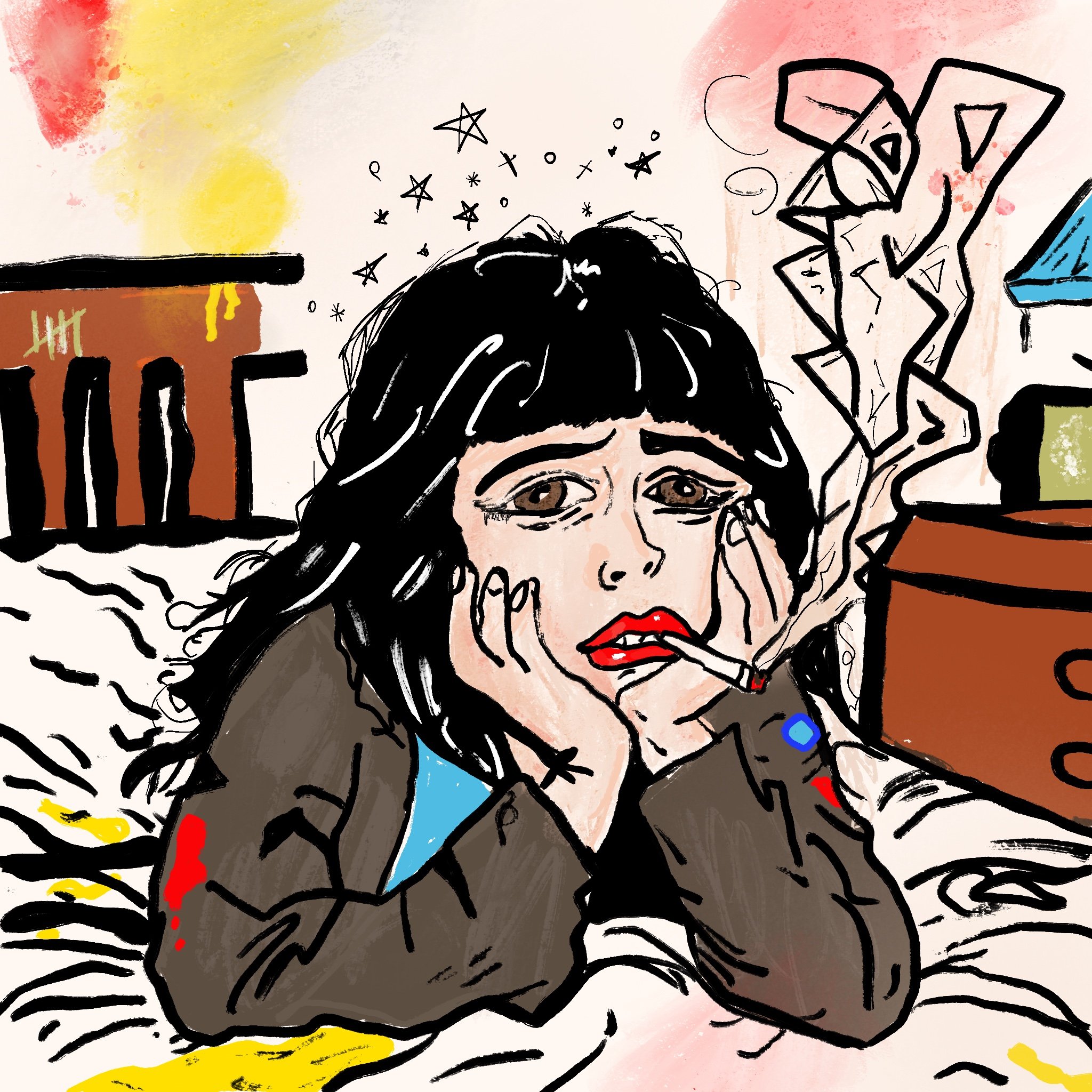 Just Like the Movies- Digital Print