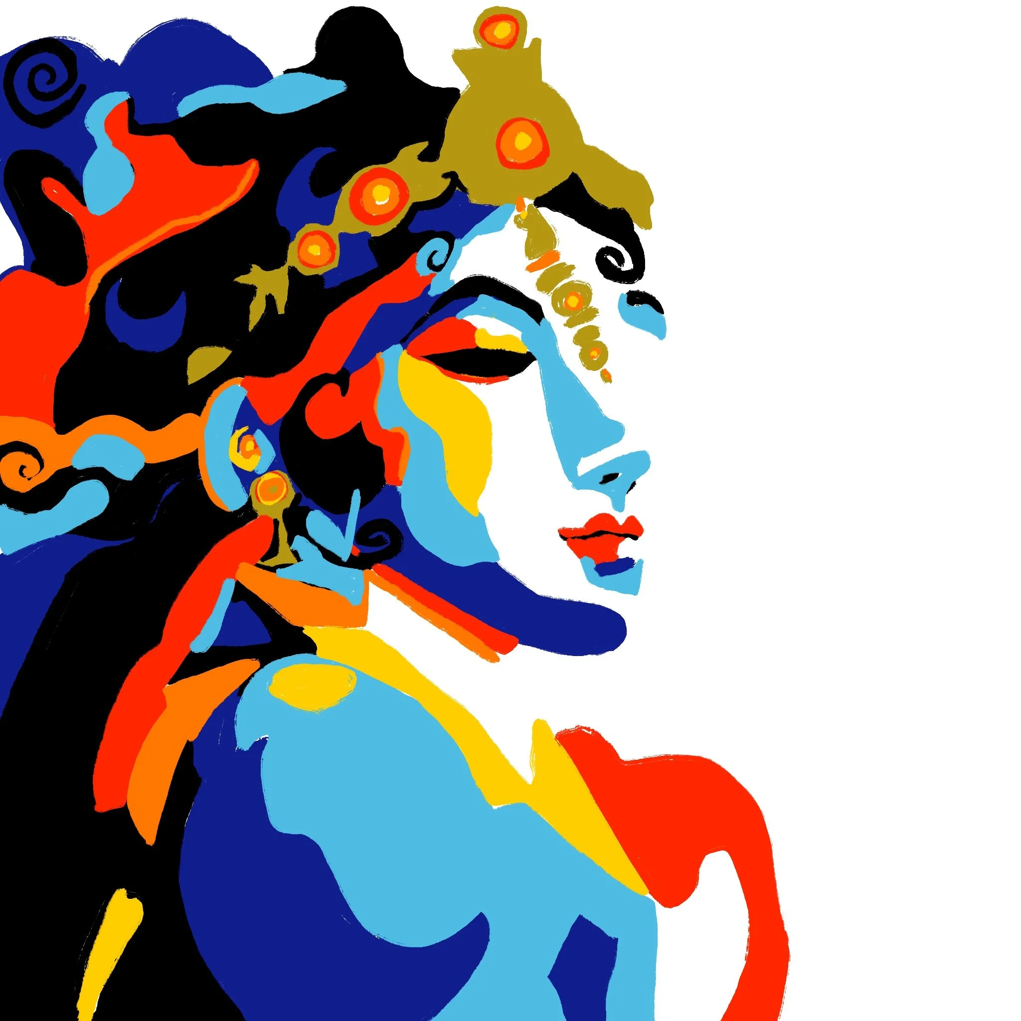 Warrior- Digital Print