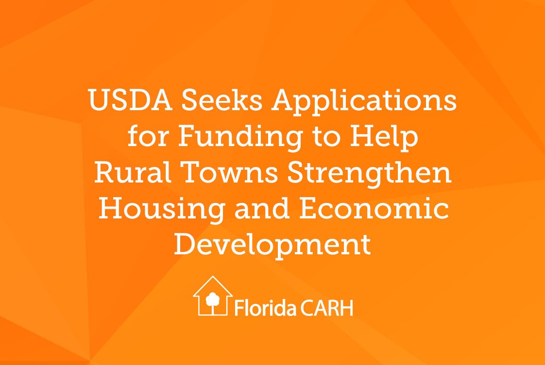 USDA Seeks Applications for Funding to Help Rural Towns Strengthen Housing and Economic Development</span>