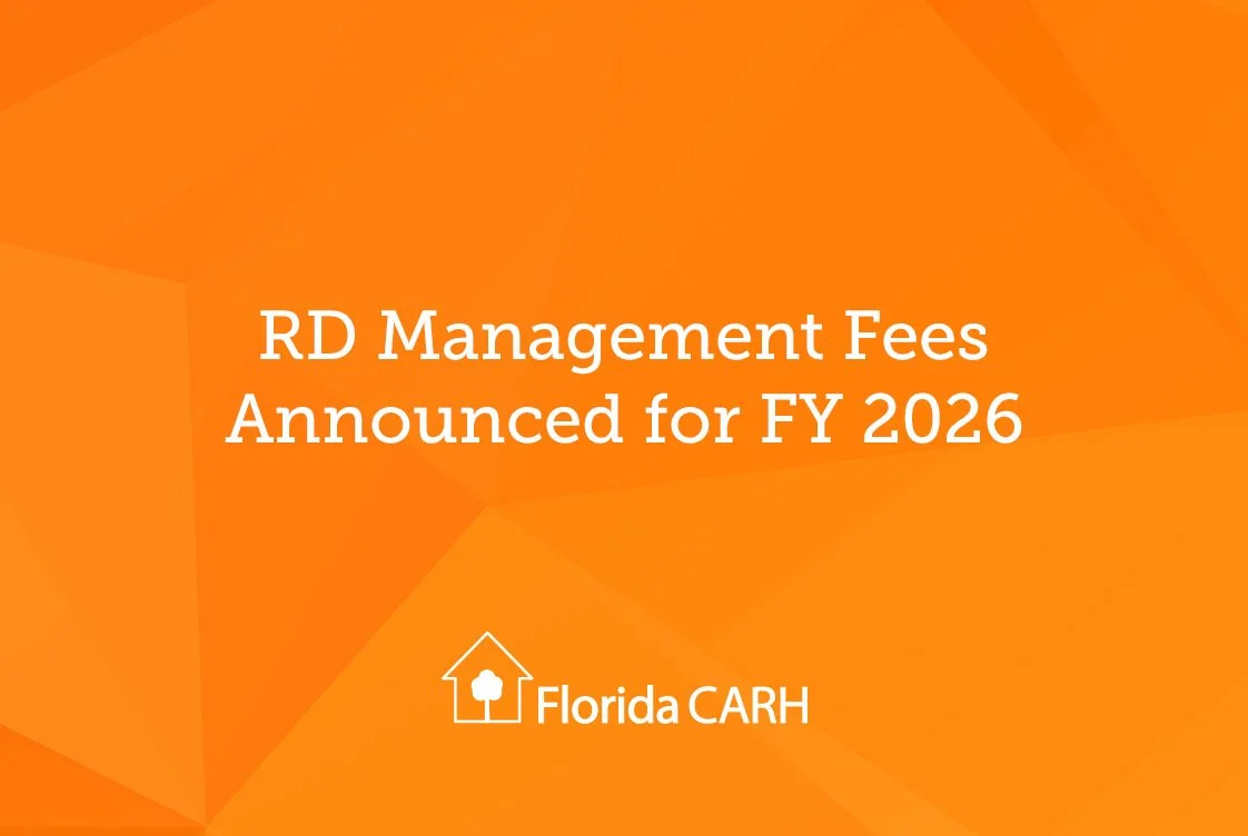 RD Management Fees Announced for FY 2026