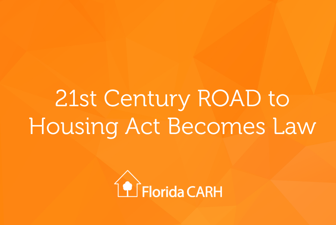 21st Century ROAD to Housing Act Becomes Law