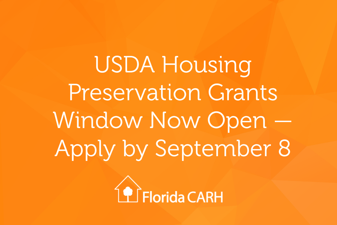 USDA Housing Preservation Grants Window Now Open — Apply by September 8