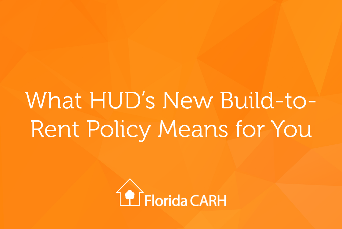 What HUD’s New Build-to-Rent Policy Means for You