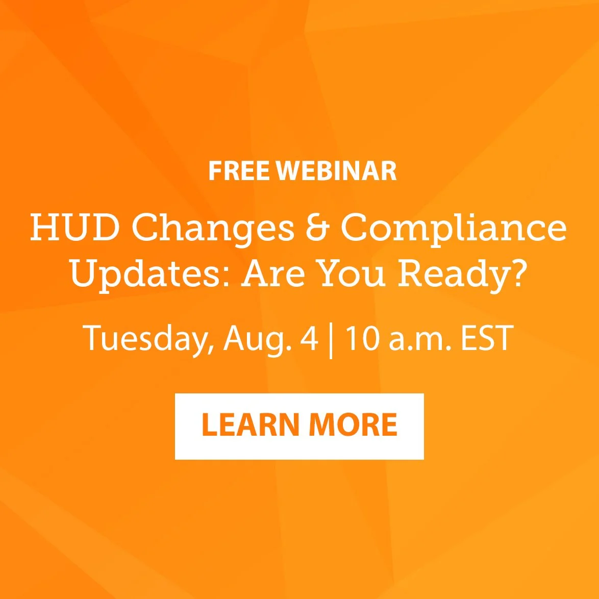 HUD Changes & Compliance Webinar