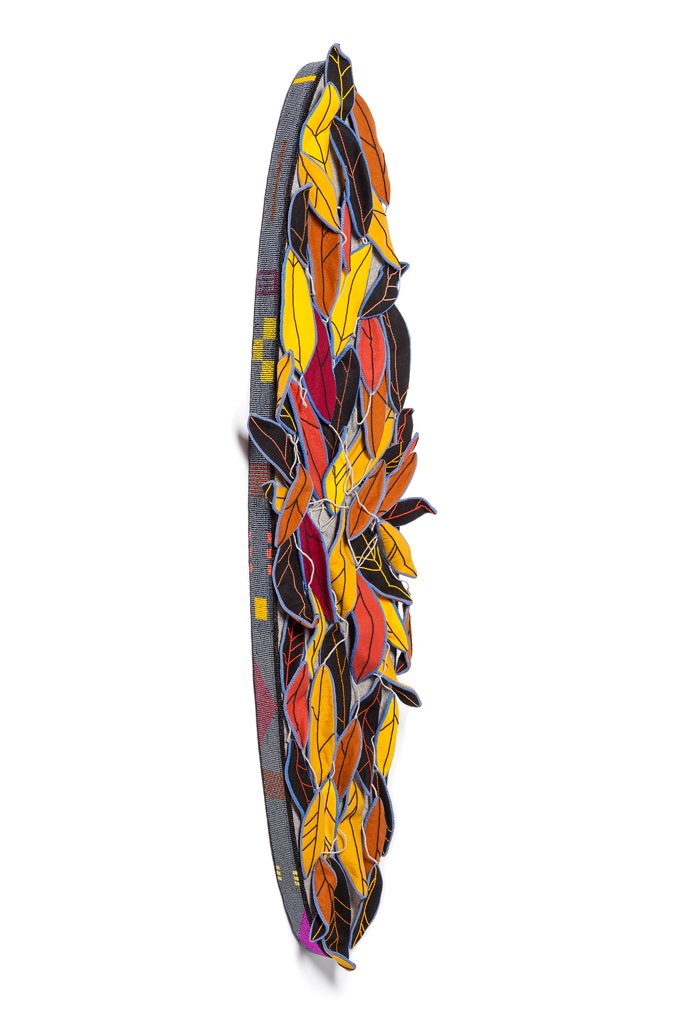The Natural Order, 2023. Mixed media, 62 x 14 x 5 inches.