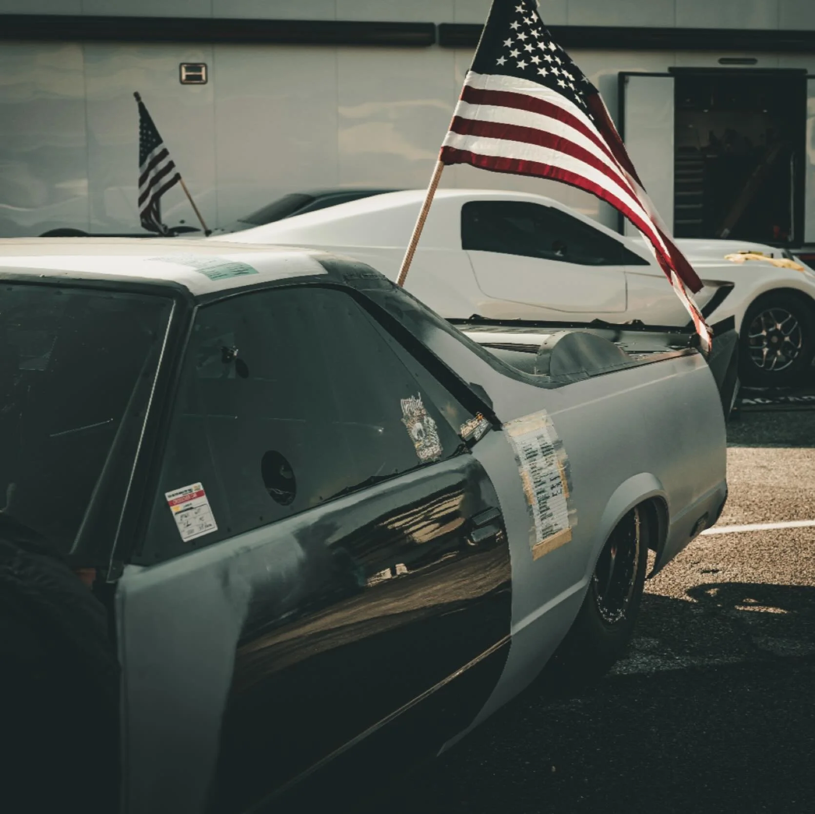 Nothing screams American muscle like a classic El Camino and Corvette.

#elcamino #leroythesavage #hellyeahbrother #fanphotography #wcf2025