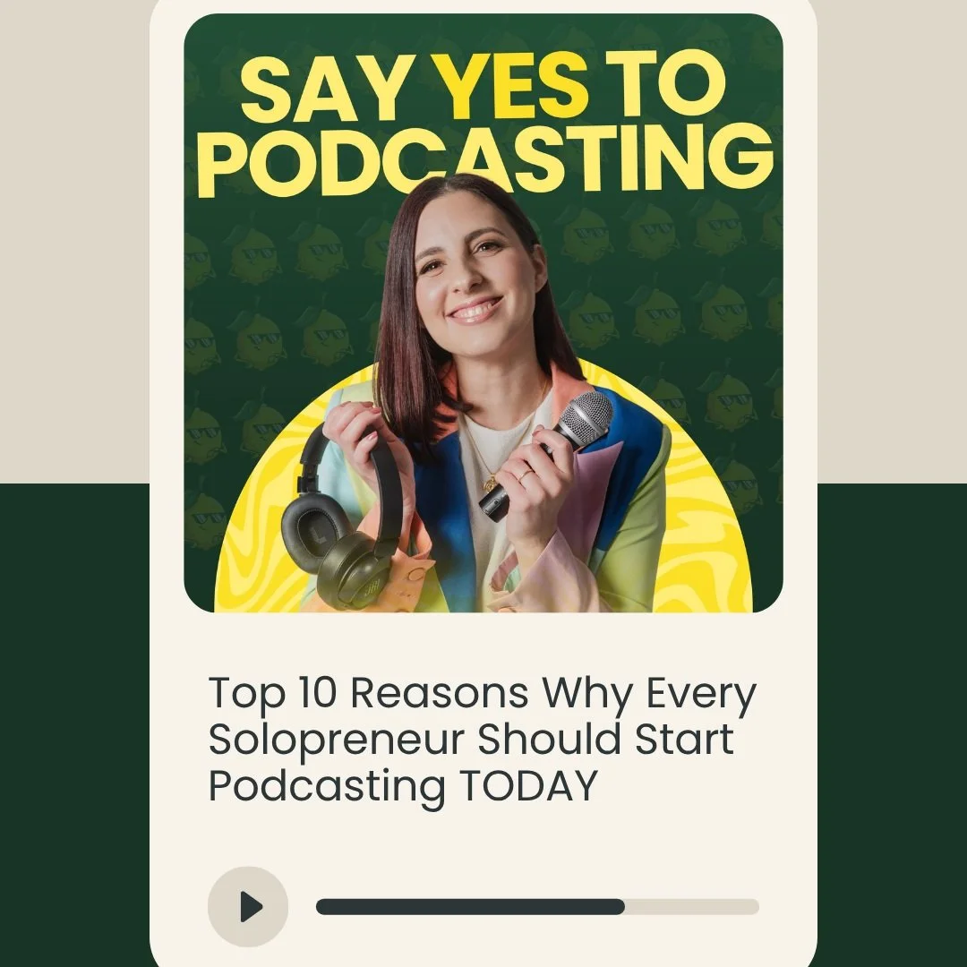 You probably know how awesome it would be for you to start your own podcast. But here are 10 anyway. 😉🎙️

ESPECIALLY if you&rsquo;re a solopreneur.

Because a podcast isn&rsquo;t just another piece of content you have to create every week.

It can 