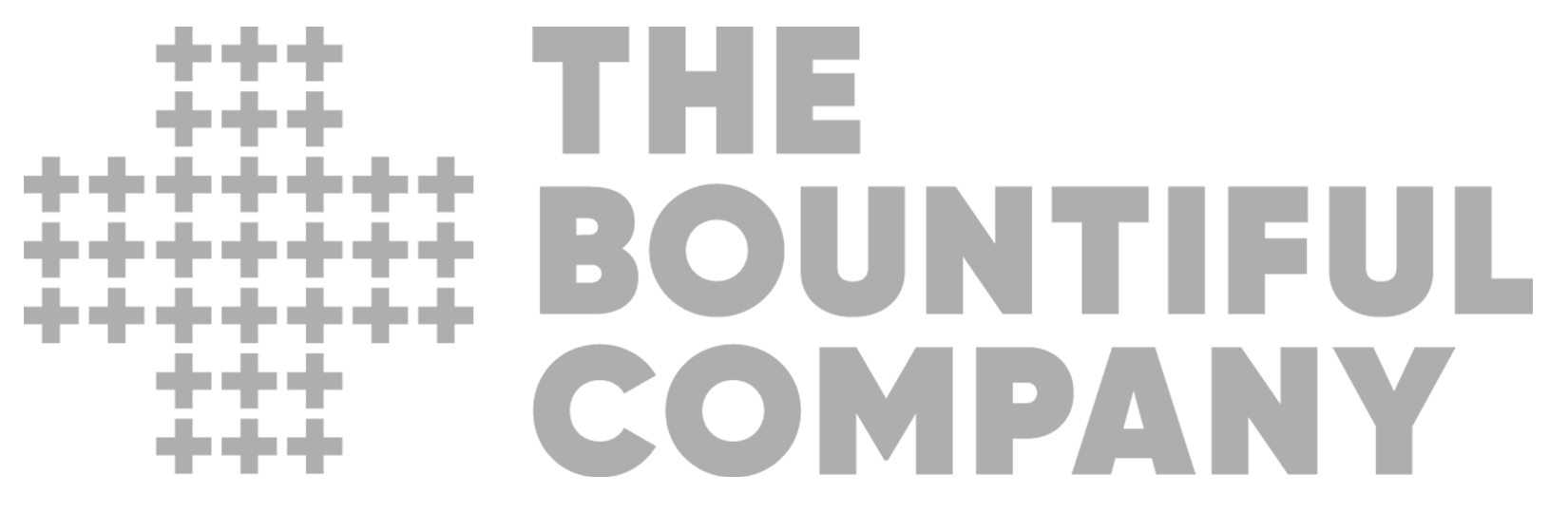 The Bountiful Company logo with a cross pattern design.