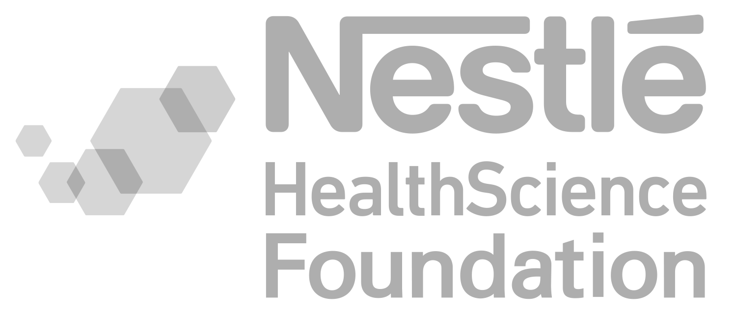 Logo of Nestlé Health Science Foundation with hexagonal design elements.