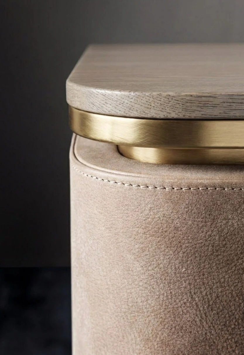 Bespoke furniture detail and joinery fit-out by NEXA PLUS Dubai